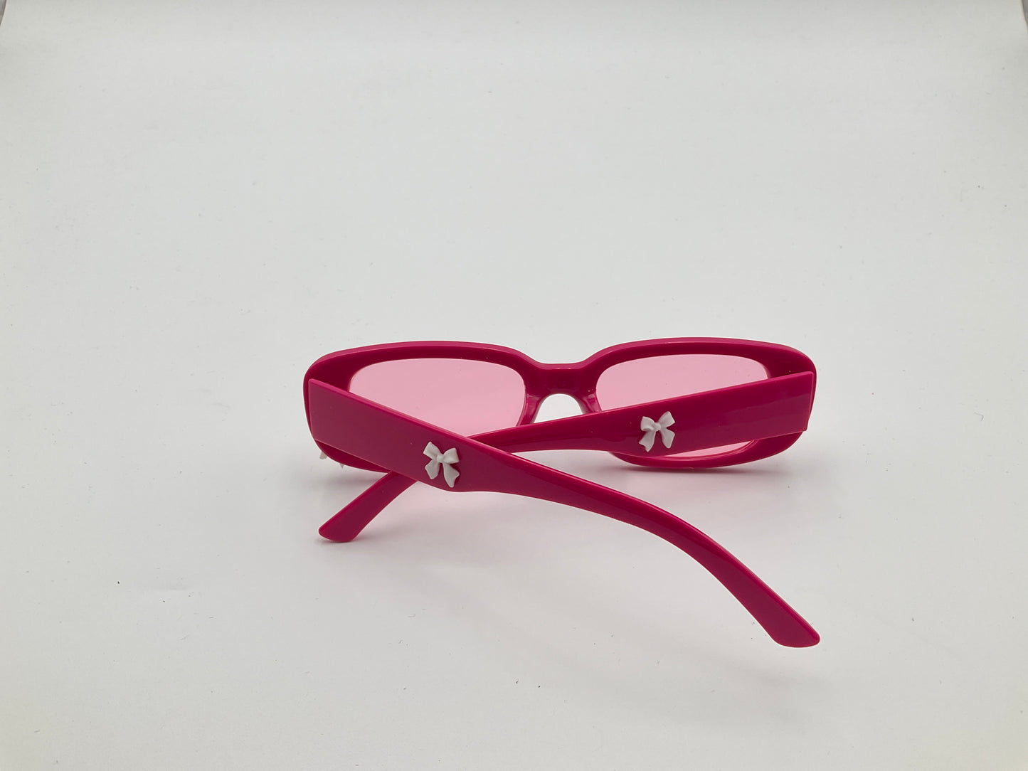 Pink Bow Sunglasses #358