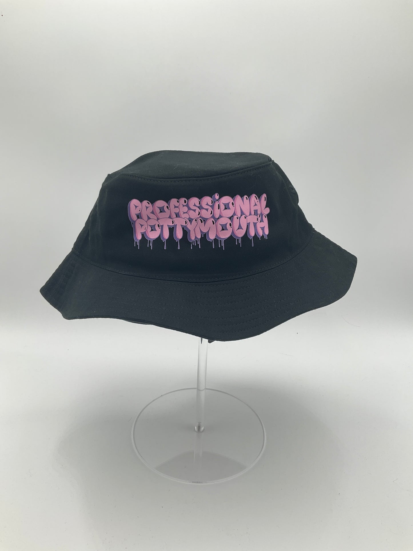 Professional Pottymouth Standard Black Bucket Hat #464