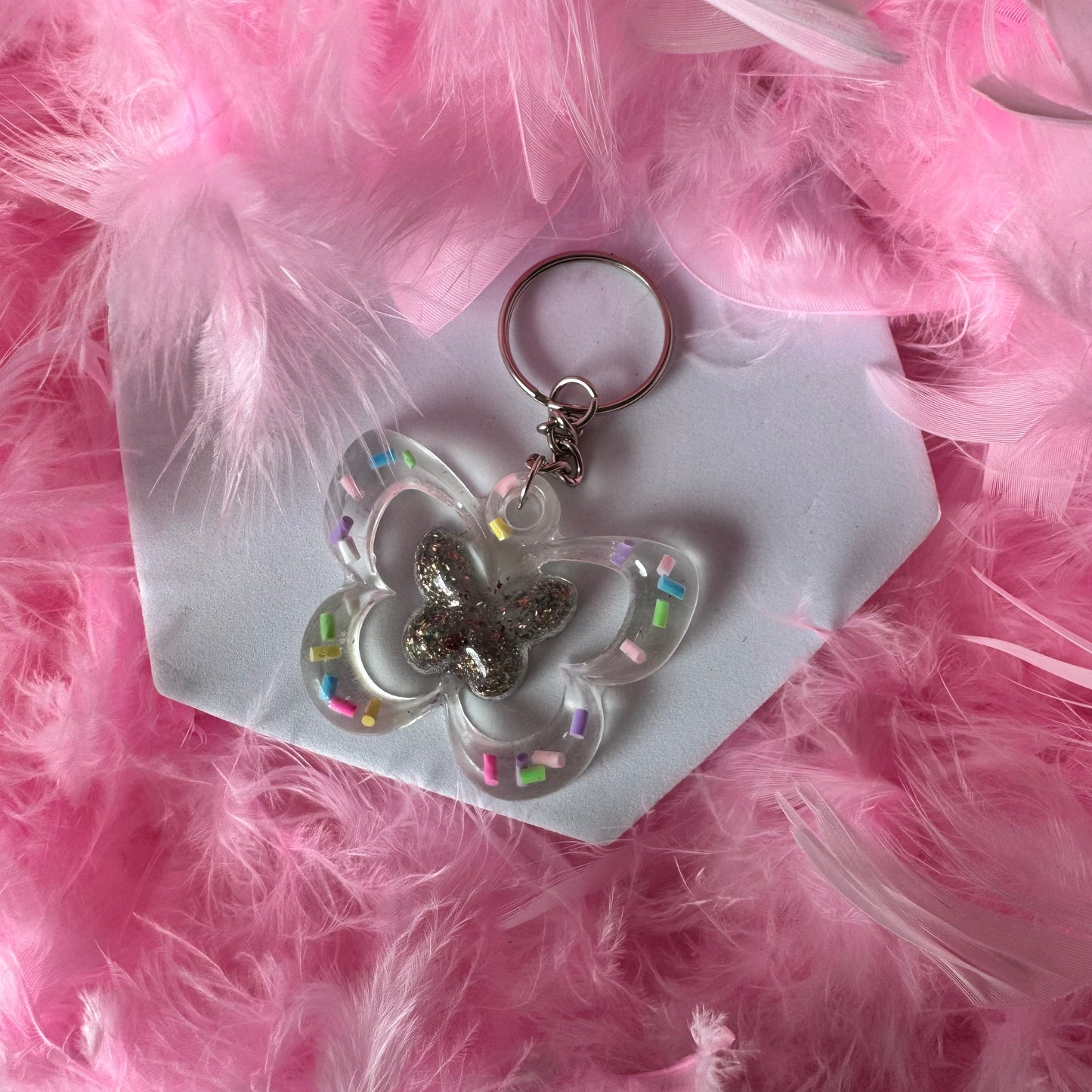 Aura Butterfly Keychain