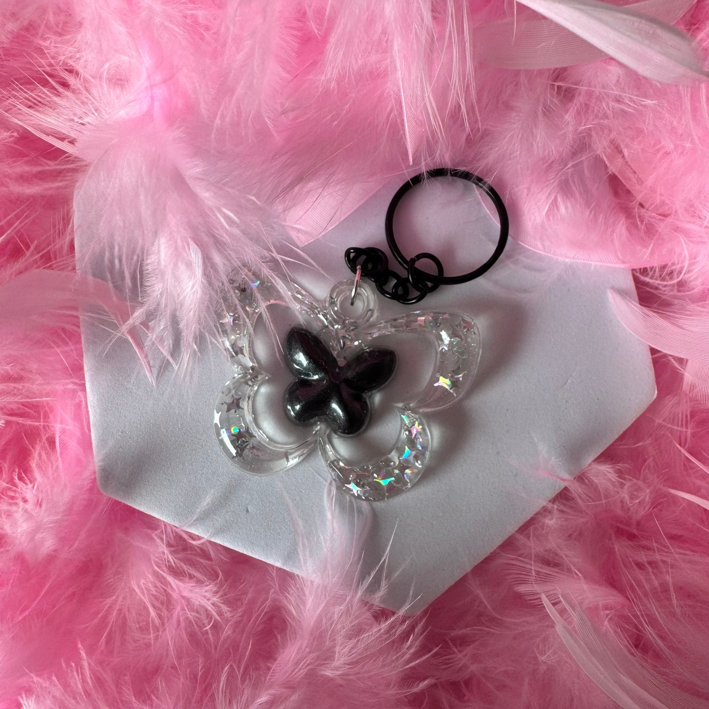 Aura Butterfly Keychain