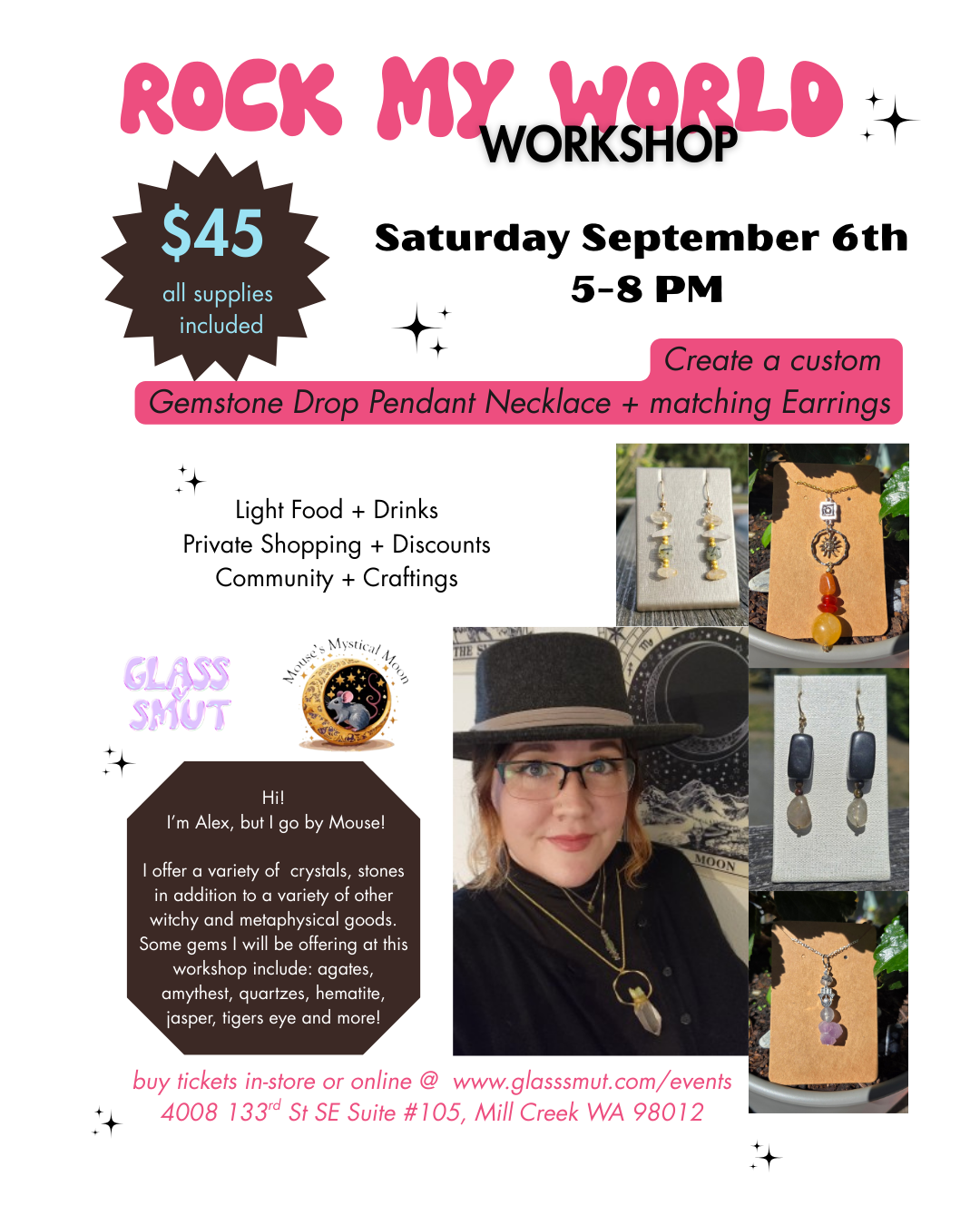 9/6 Rock My World Jewelry Workshop