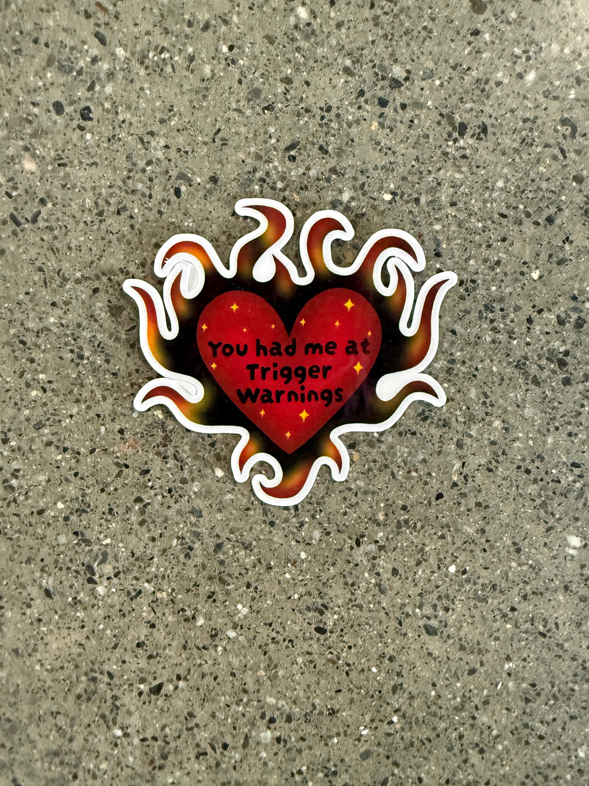 You Had Me At Trigger Warnings Sticker - I18