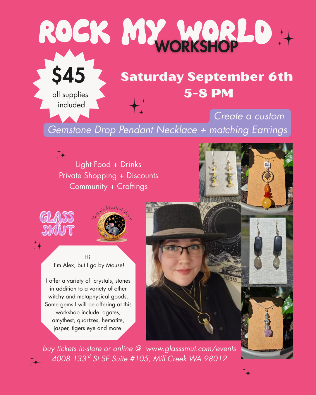 9/6 Rock My World Jewelry Workshop