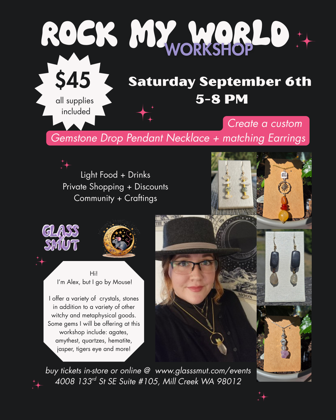 9/6 Rock My World Jewelry Workshop