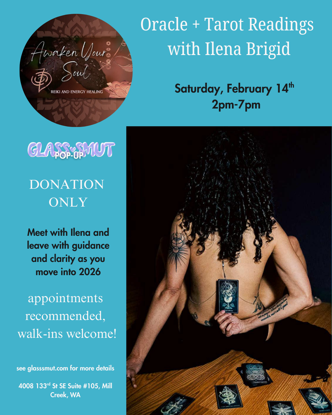 2/14 Oracle and Tarot Readings with Ilena
