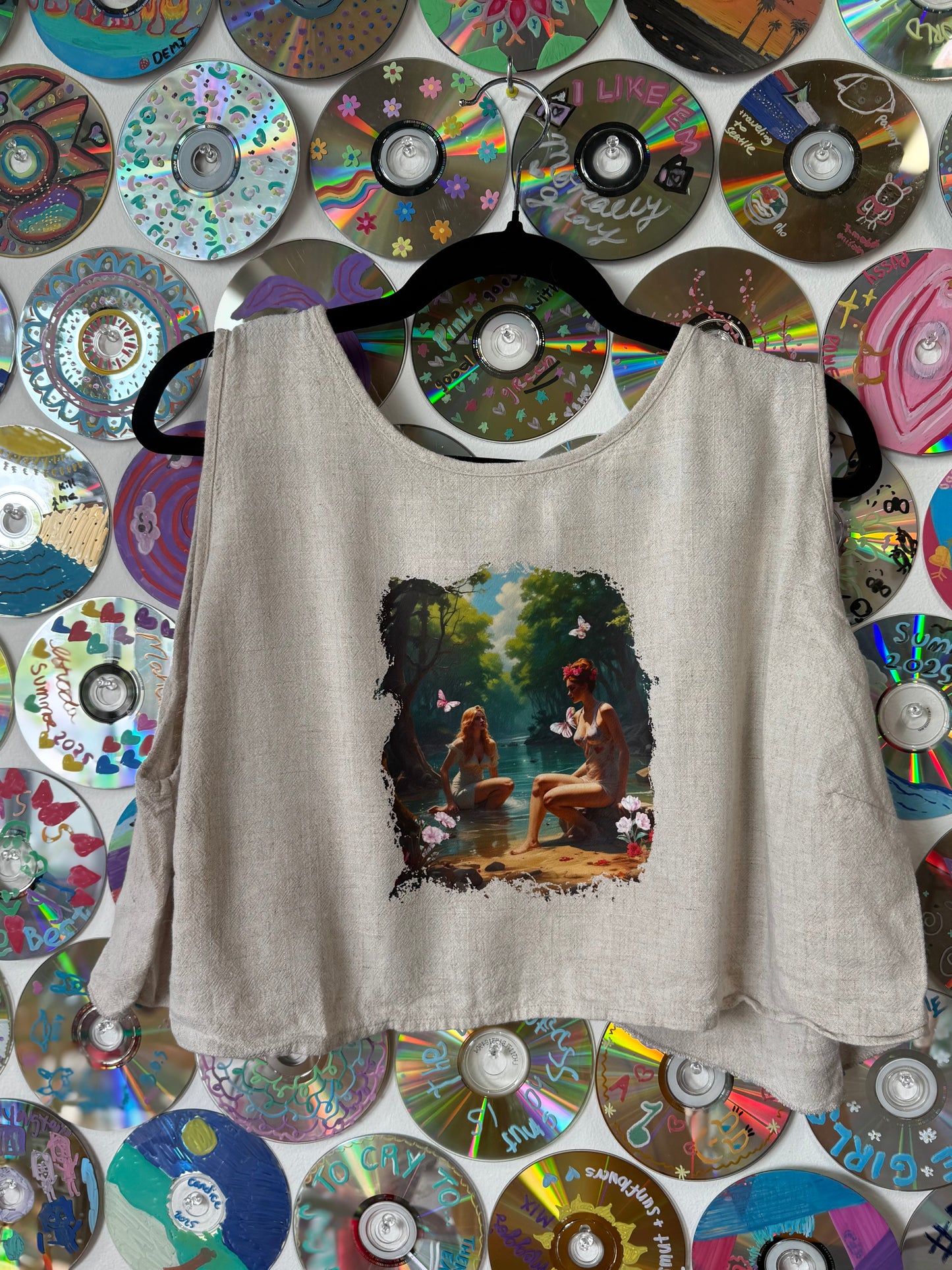 #175 - Garden Linen style Crop - XL