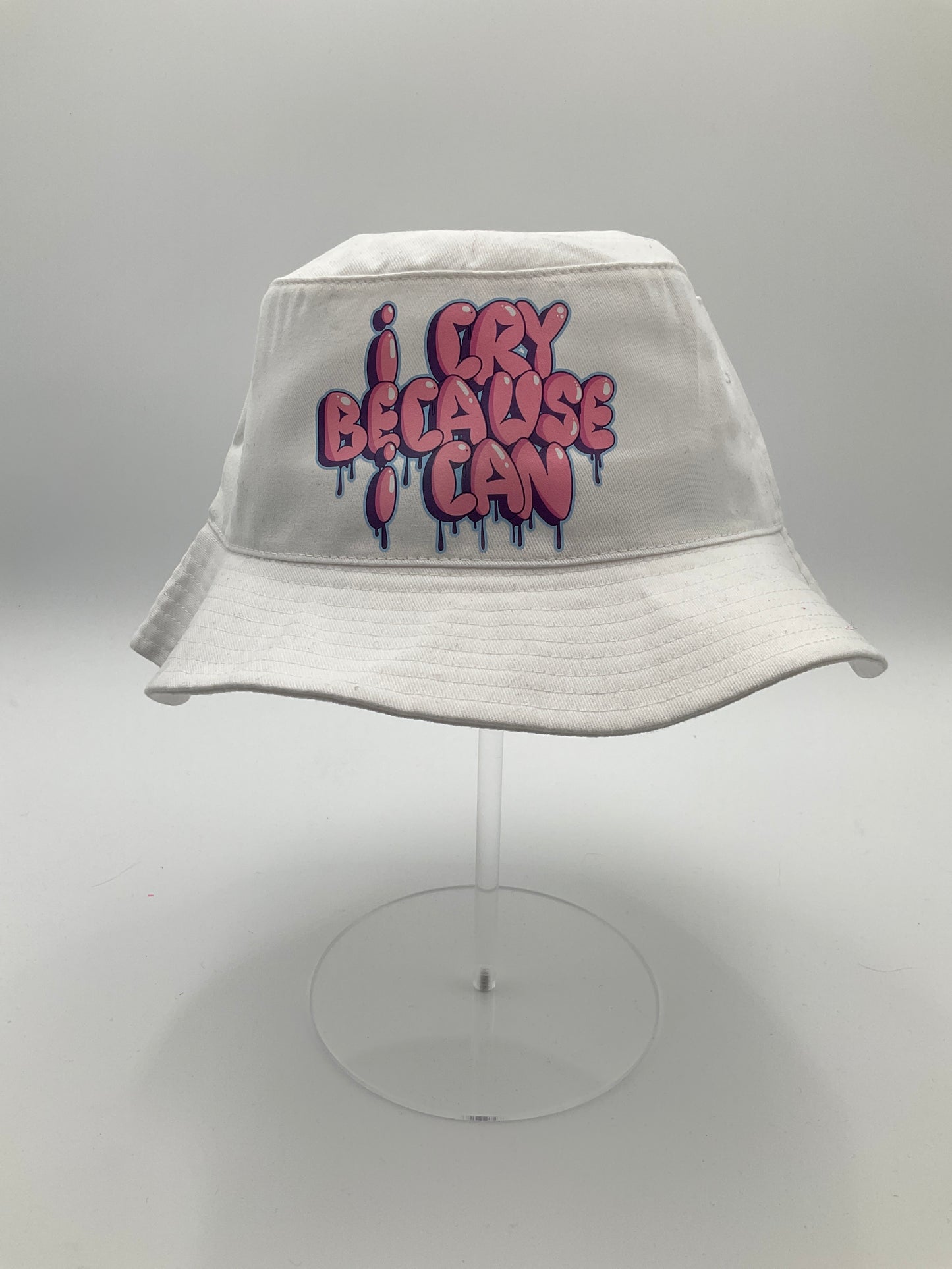 I cry because I can White Standard Buck Hat #350