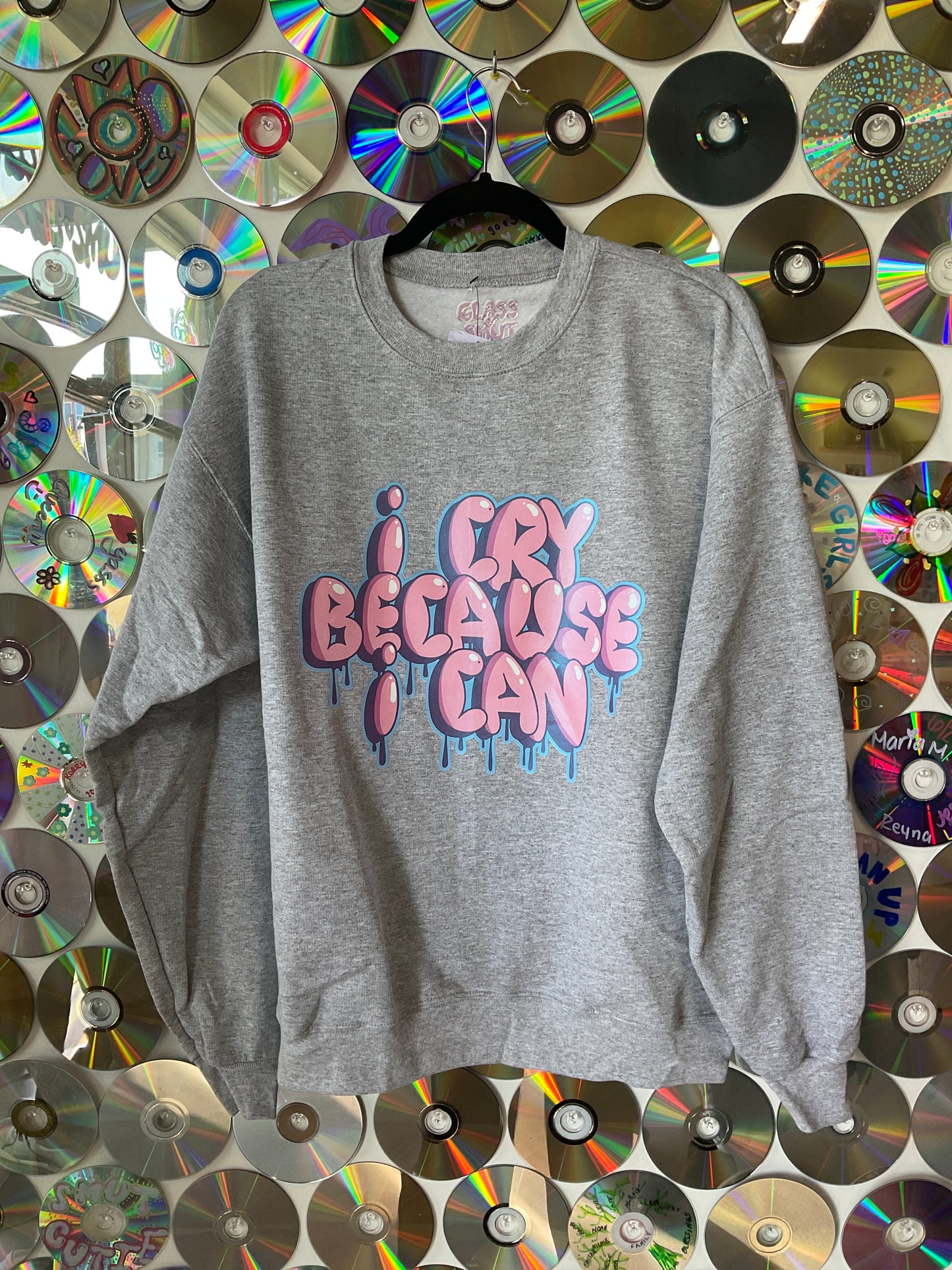 #445 - Cry Because I Can Crewneck - M