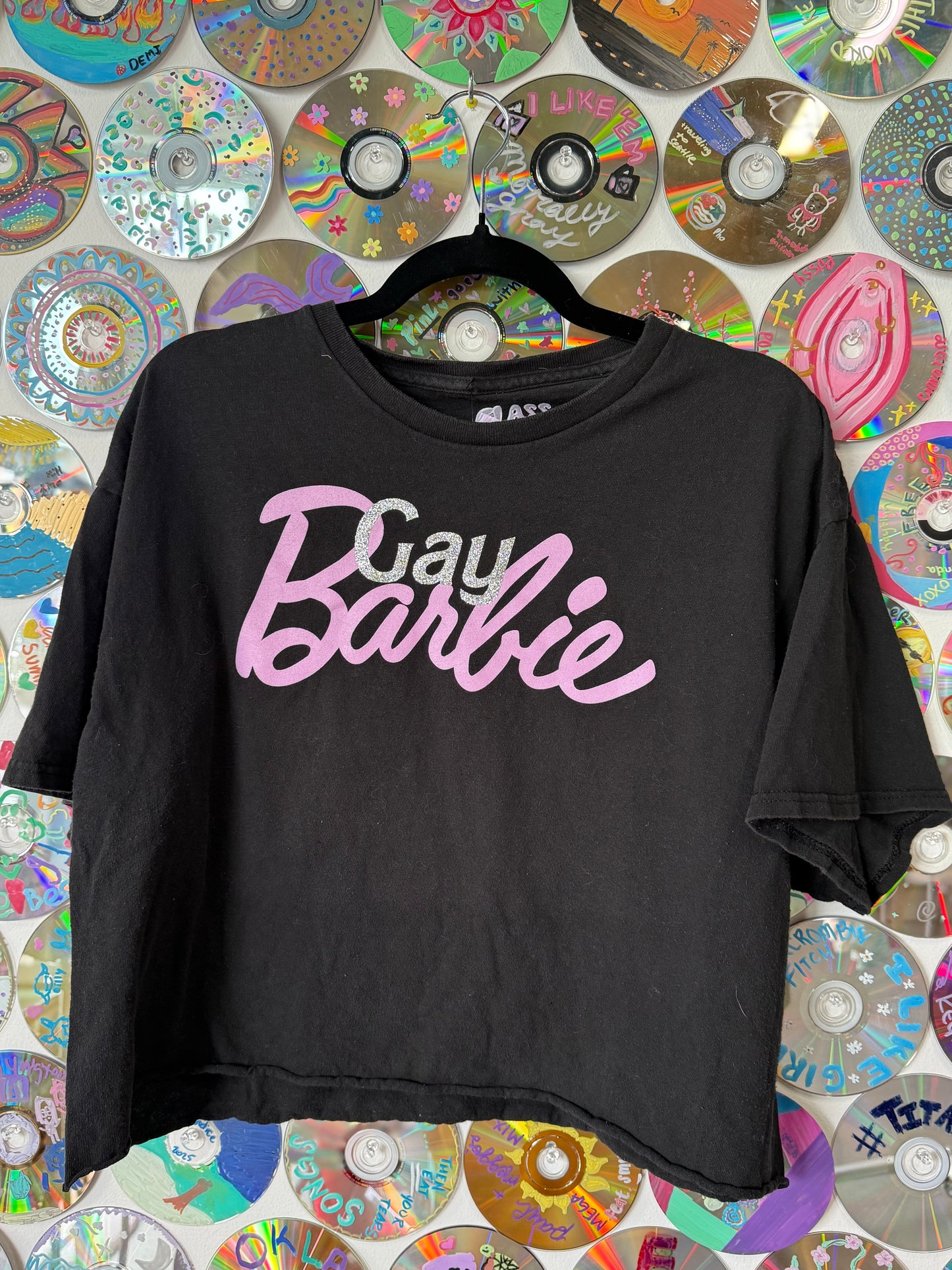#176 - Gay Barbie Crop T-shirt - L