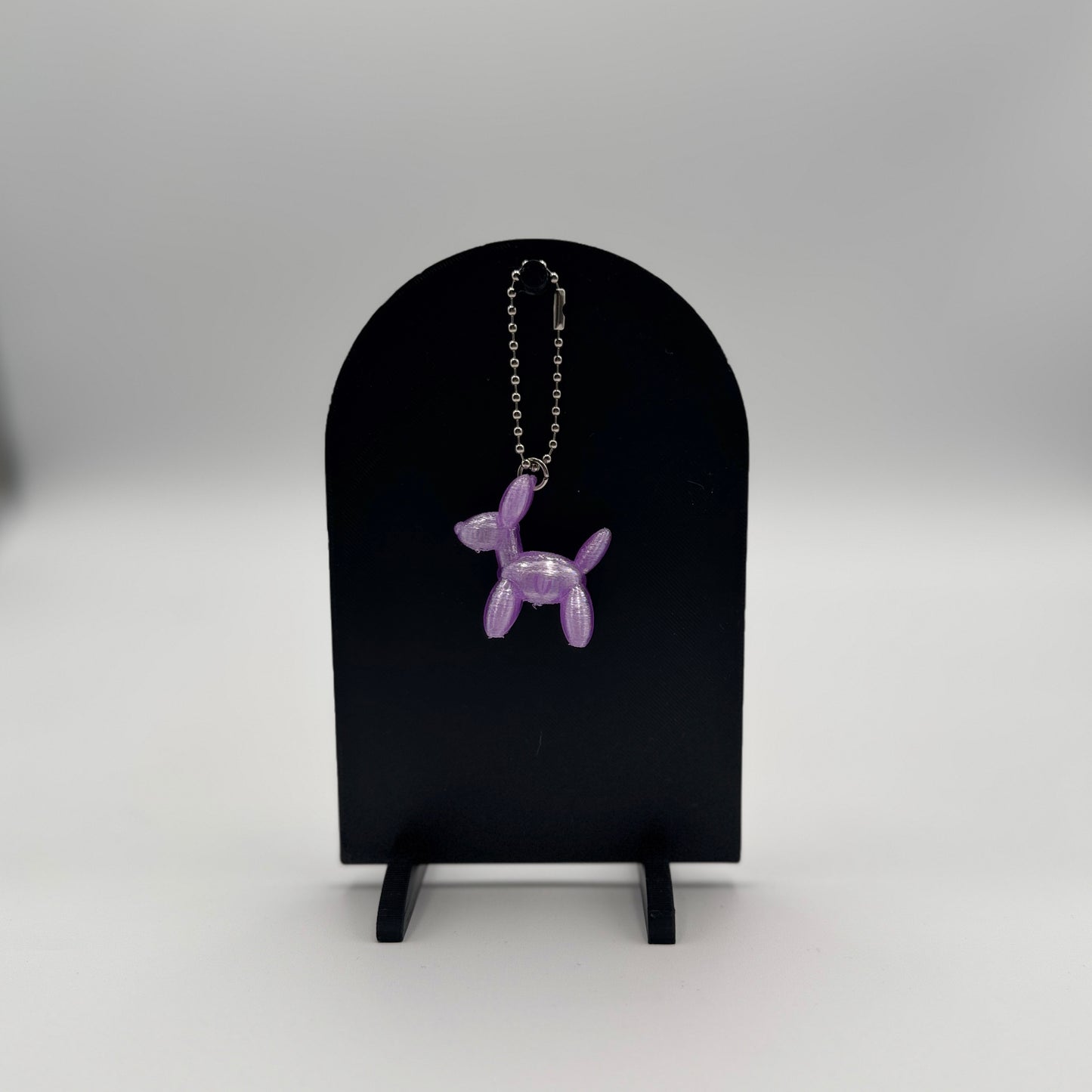 Balloon dog keychain