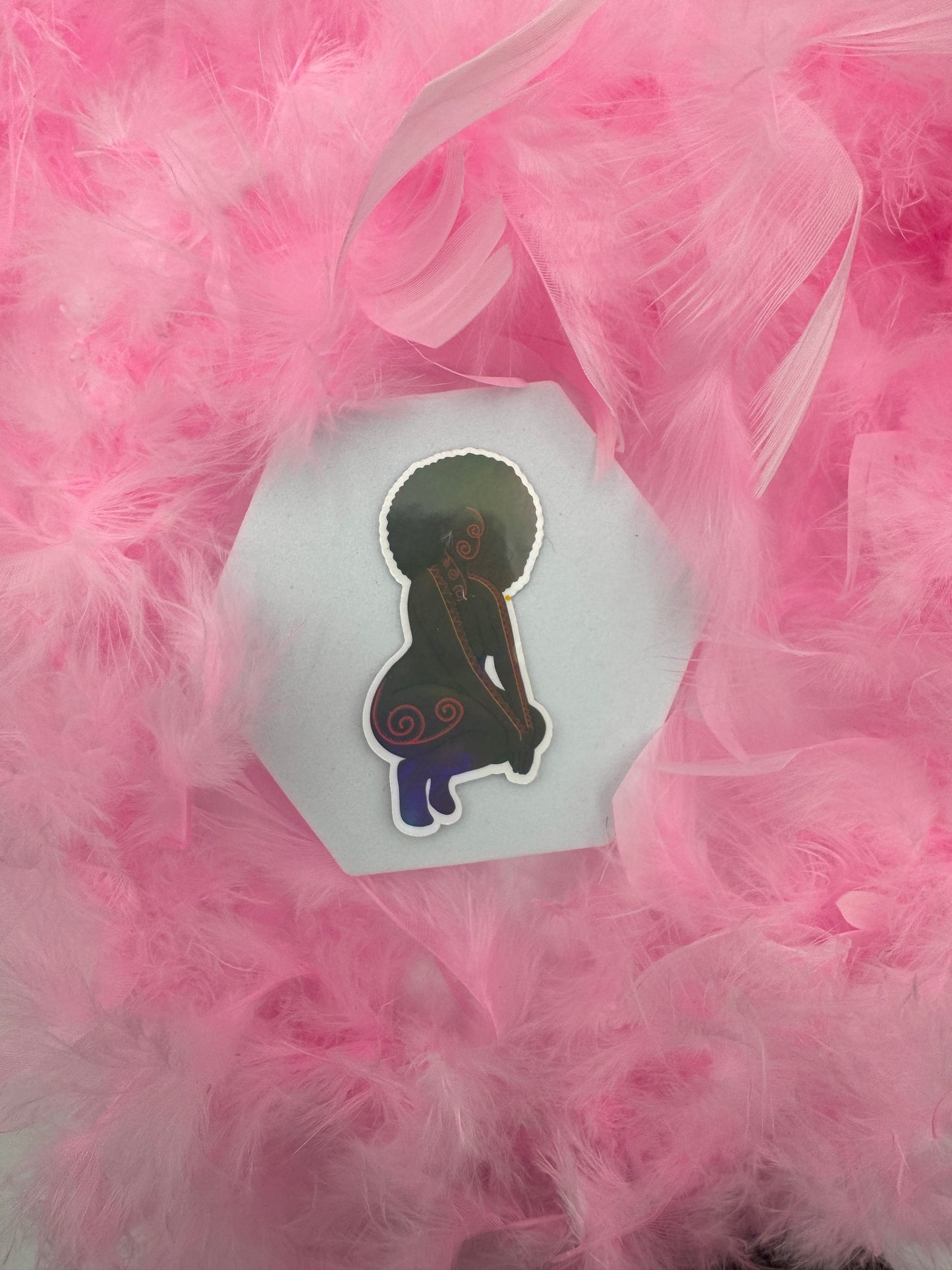 Afro Babe Sticker G13