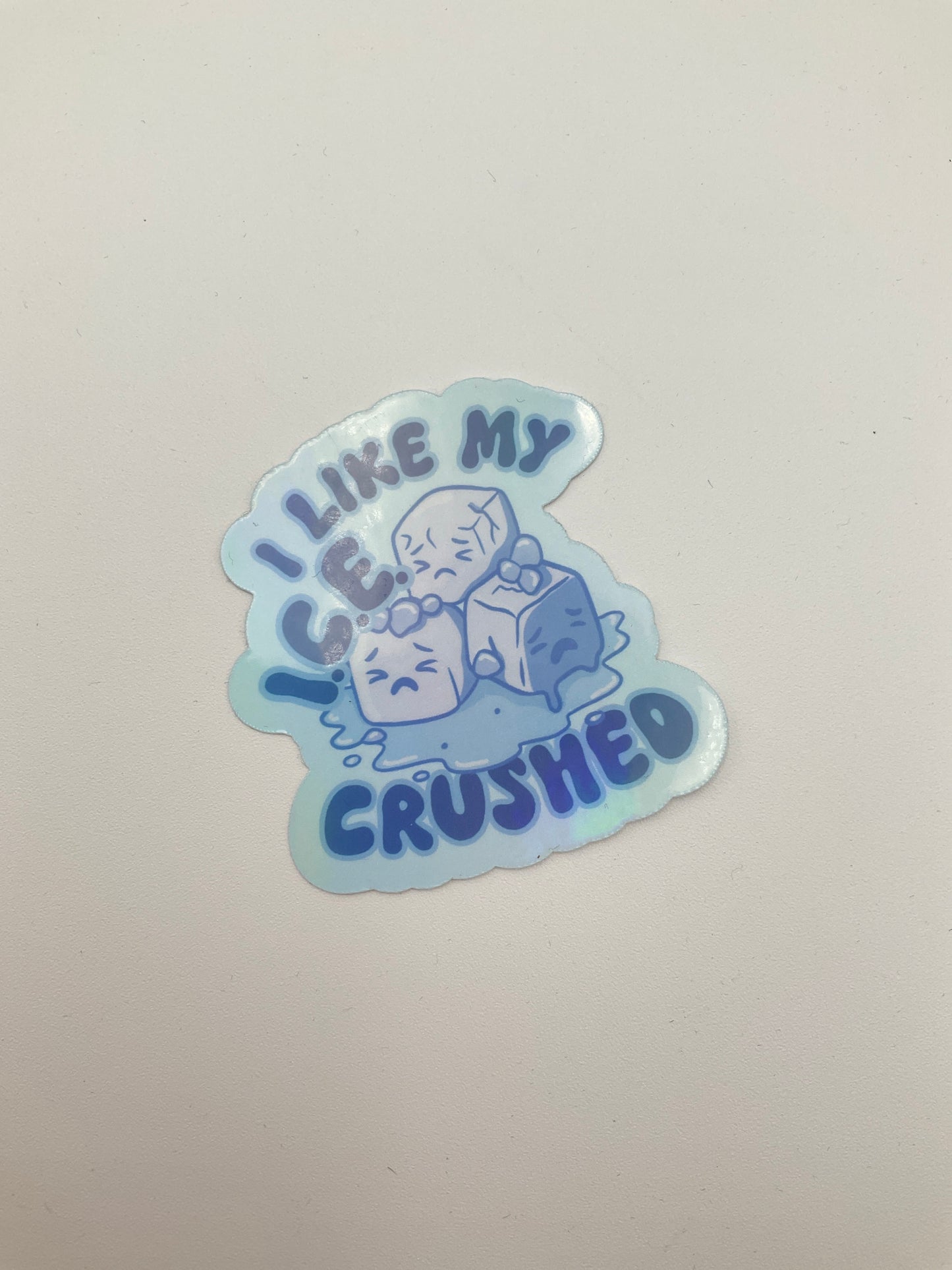 I like my ice crushed sticker c20