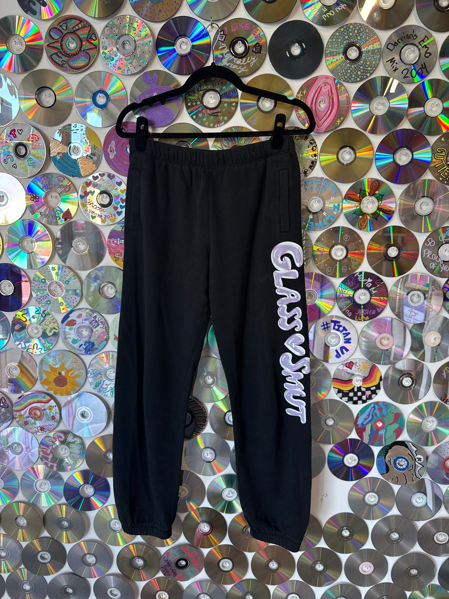 #547 - GlassSmut Bubble Logo Sweatpants - M