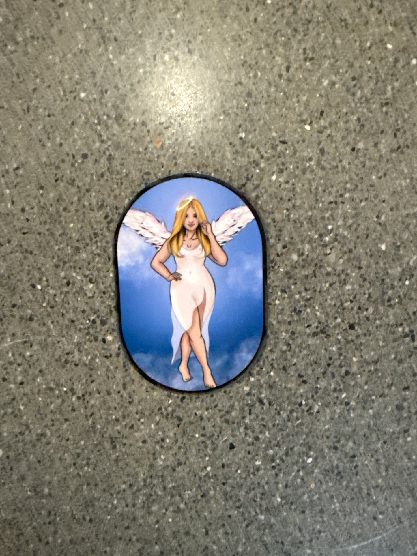 Blonde Good Girl Sticker - I2