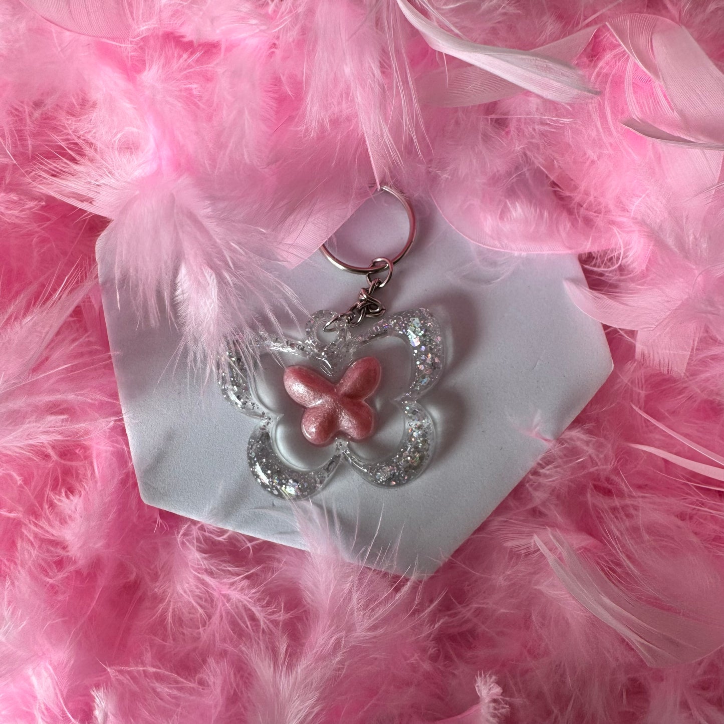 Aura Butterfly Keychain