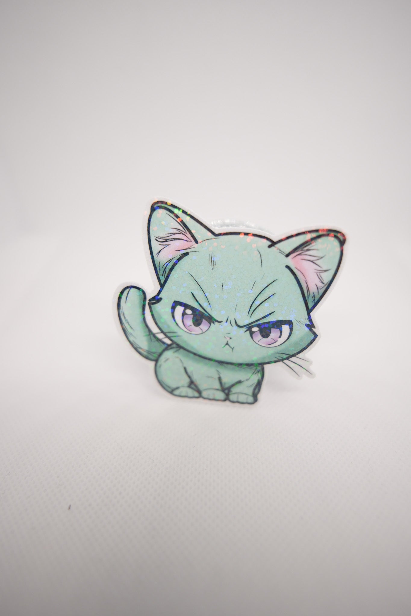 Angry Kitten Sticker - D9