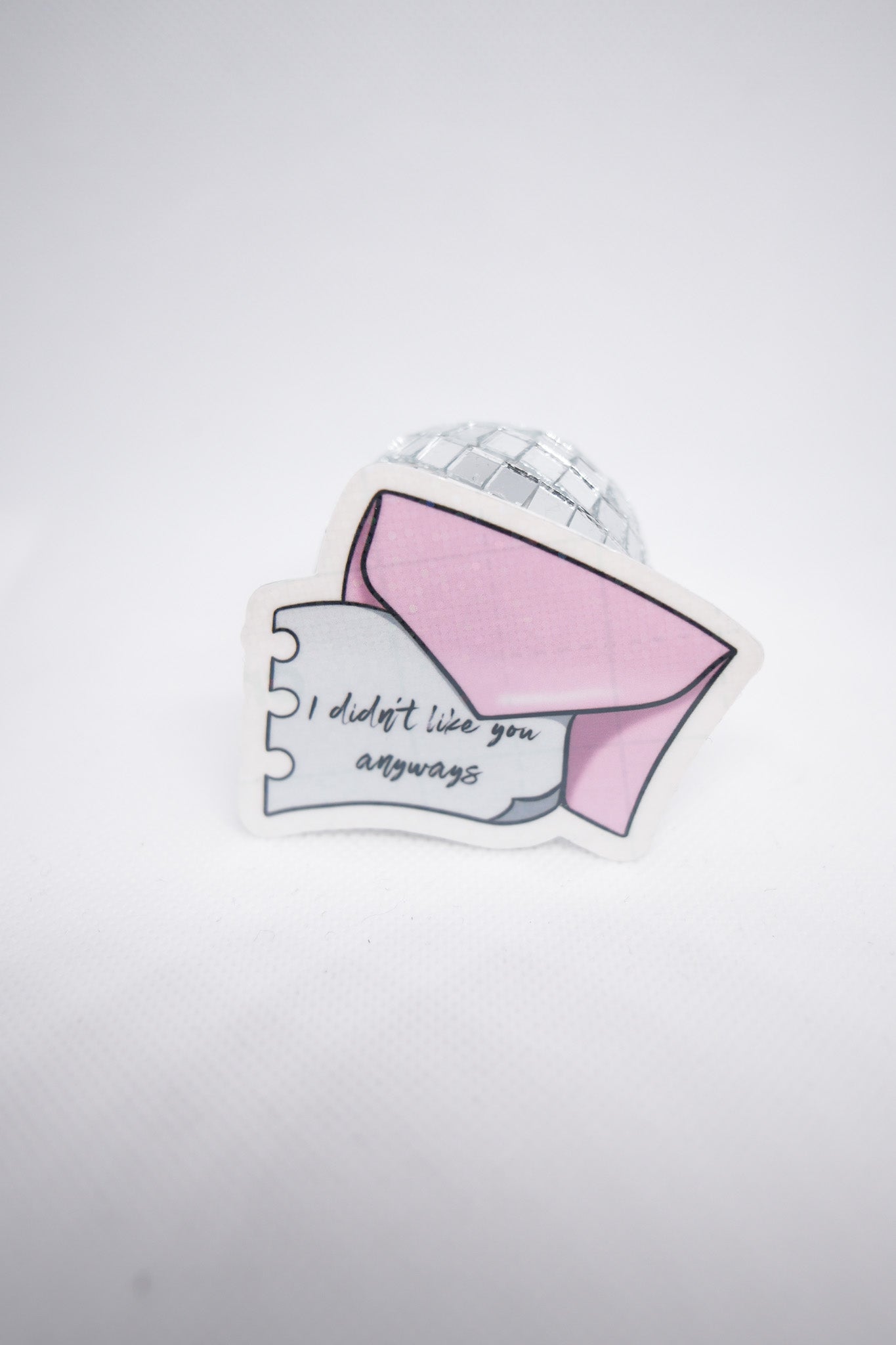I Didn’t Love You Letter Sticker - B12