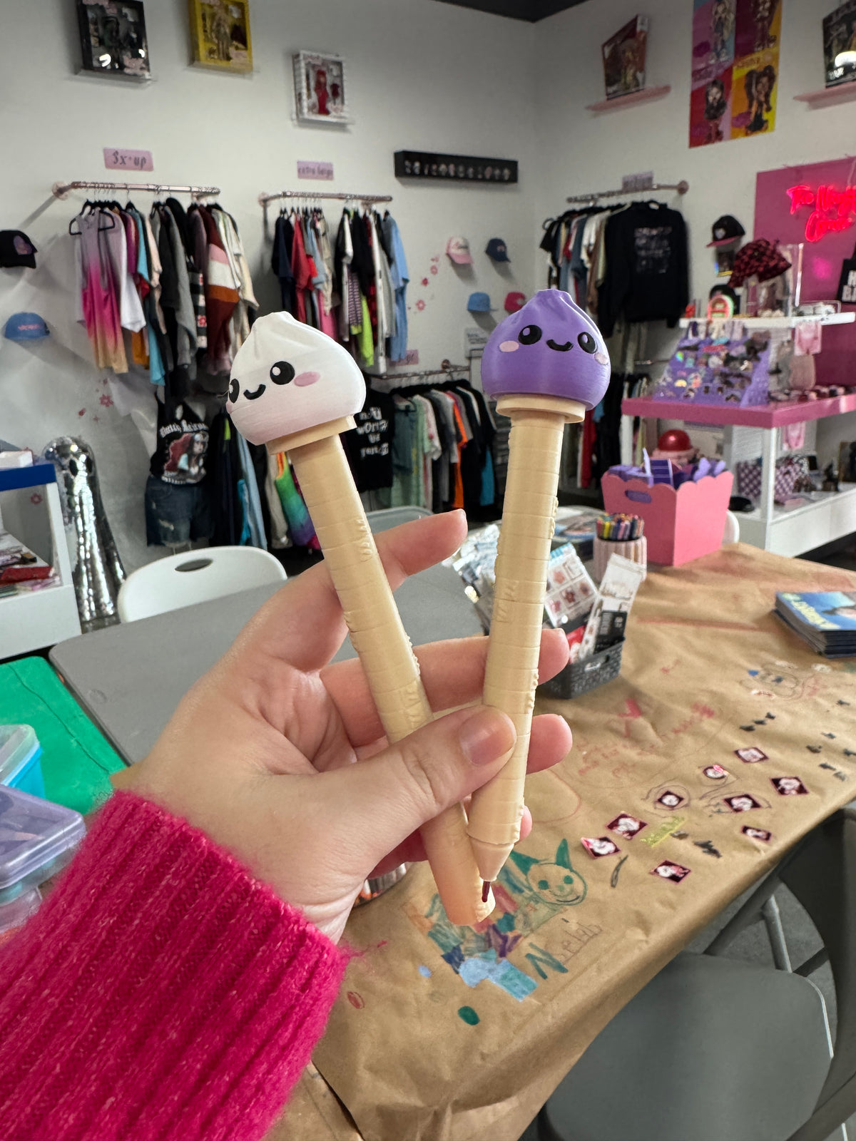 Dumpling Clicker Pens