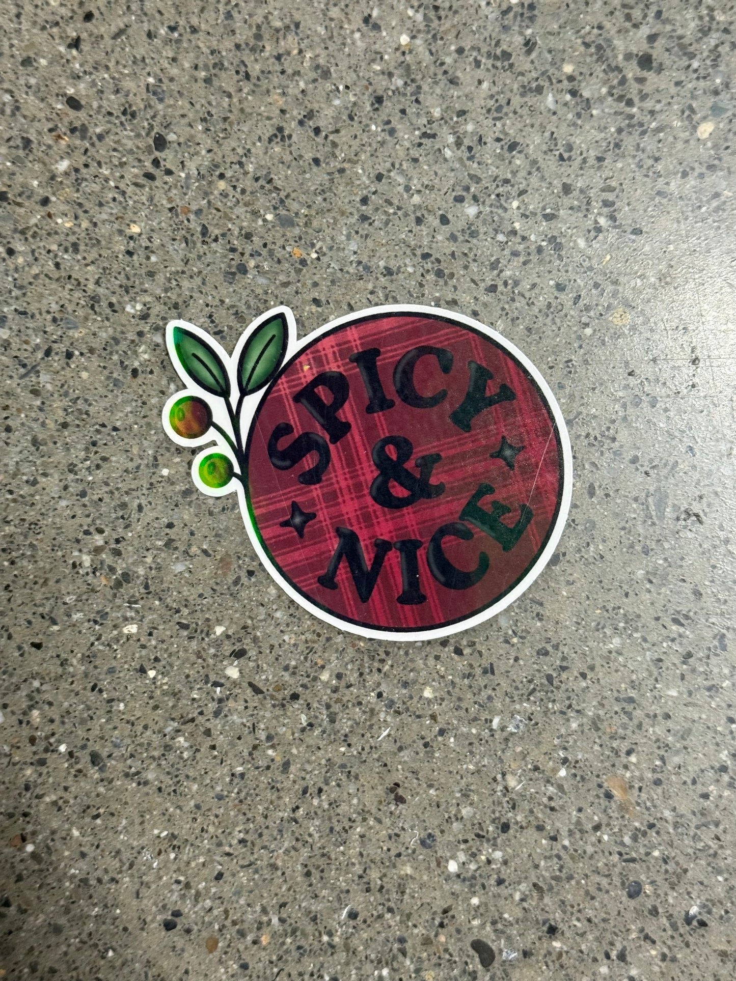 Spicy and Nice Sticker - X6
