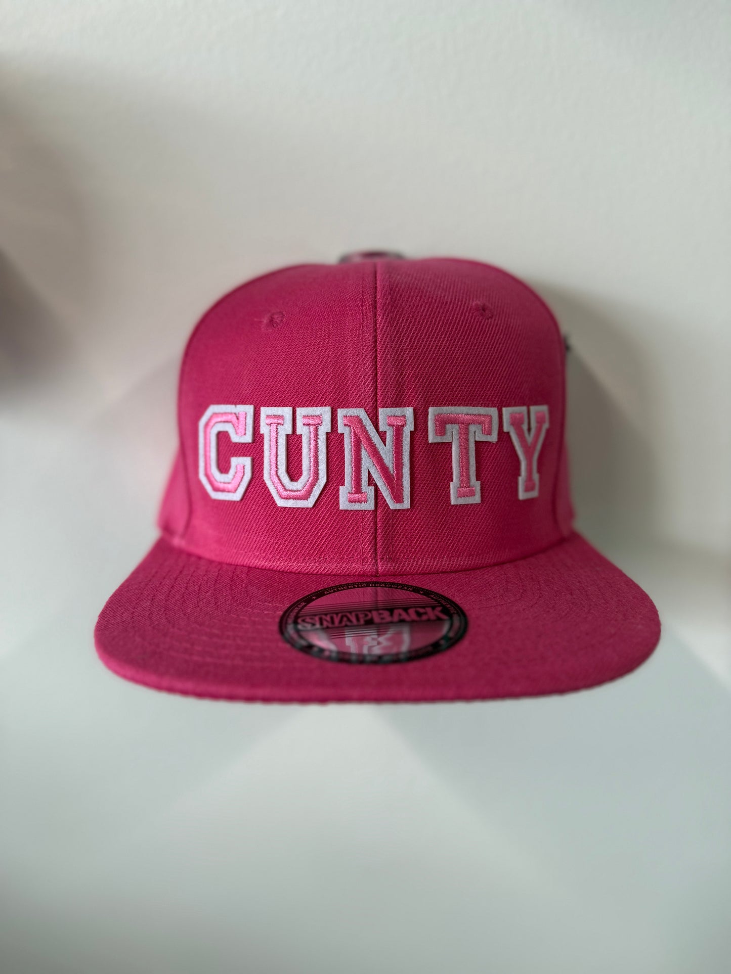 CUNTY Pink SnapBack Hat