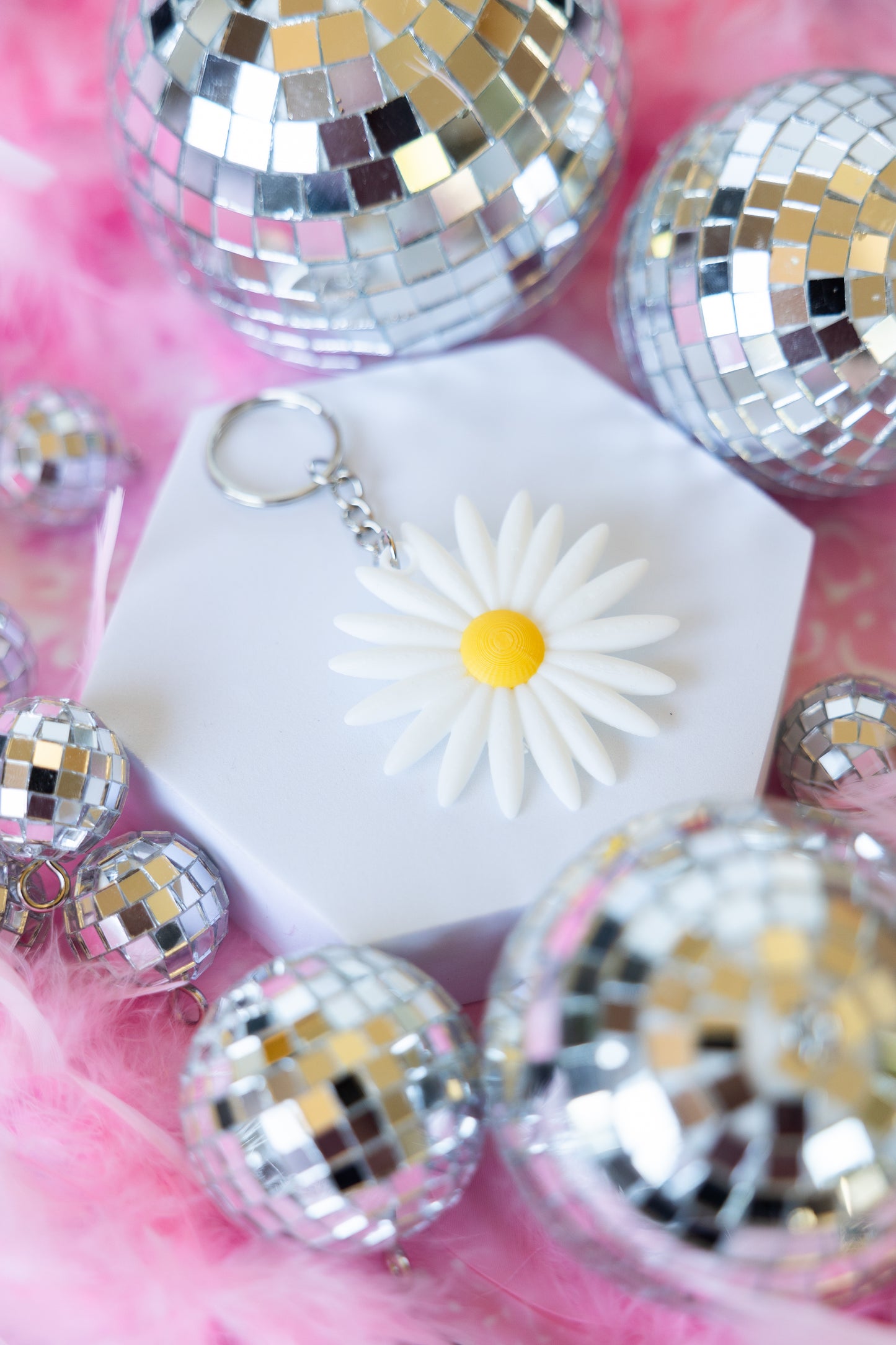 Daisy Keychain