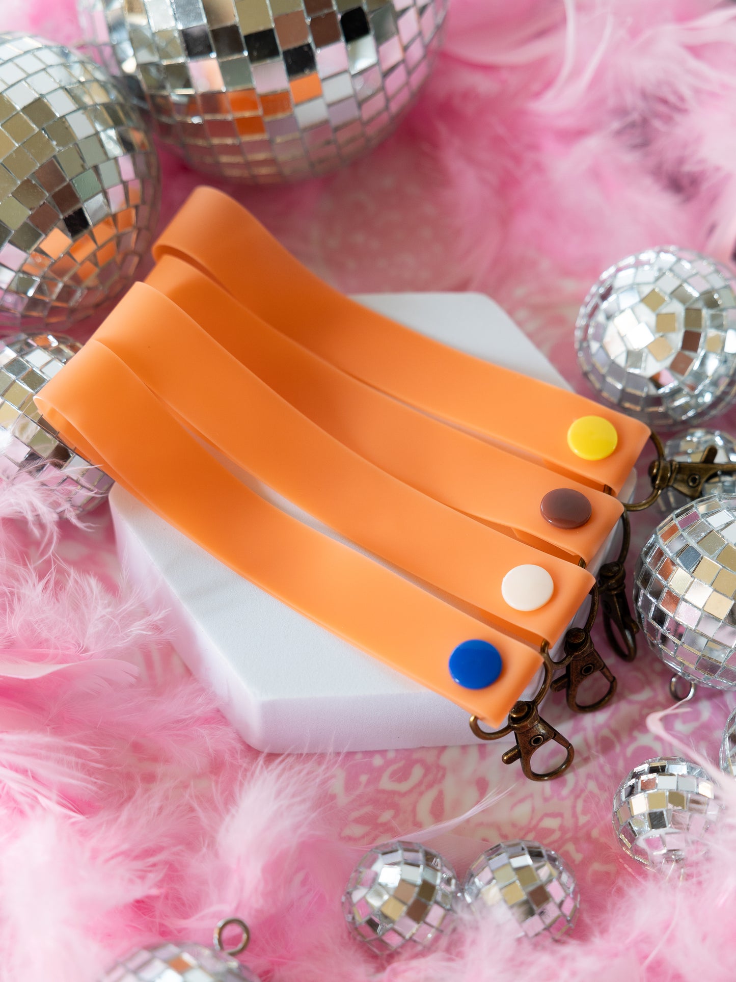 Orange Creamsicle Wristlet