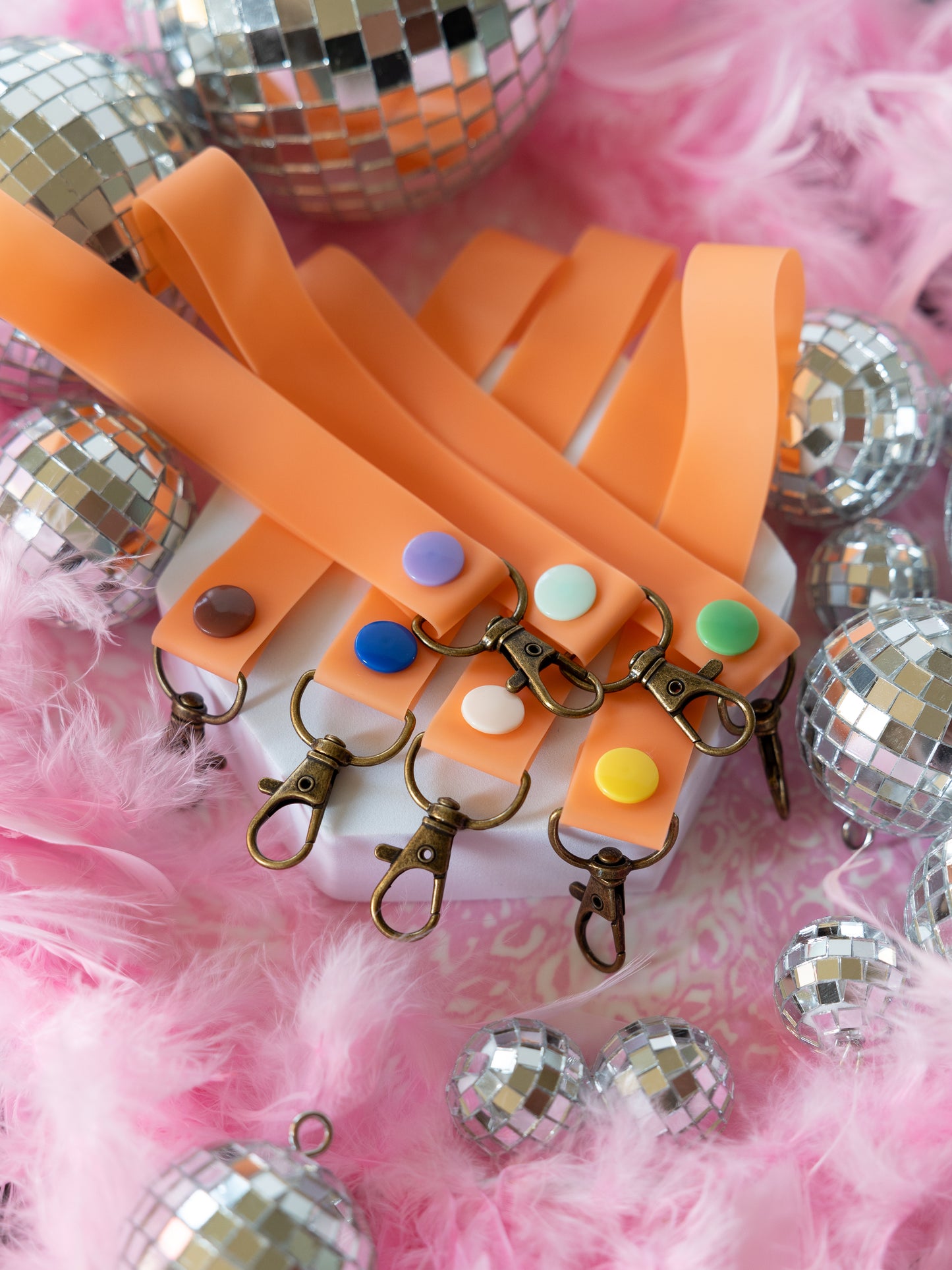 Orange Creamsicle Wristlet