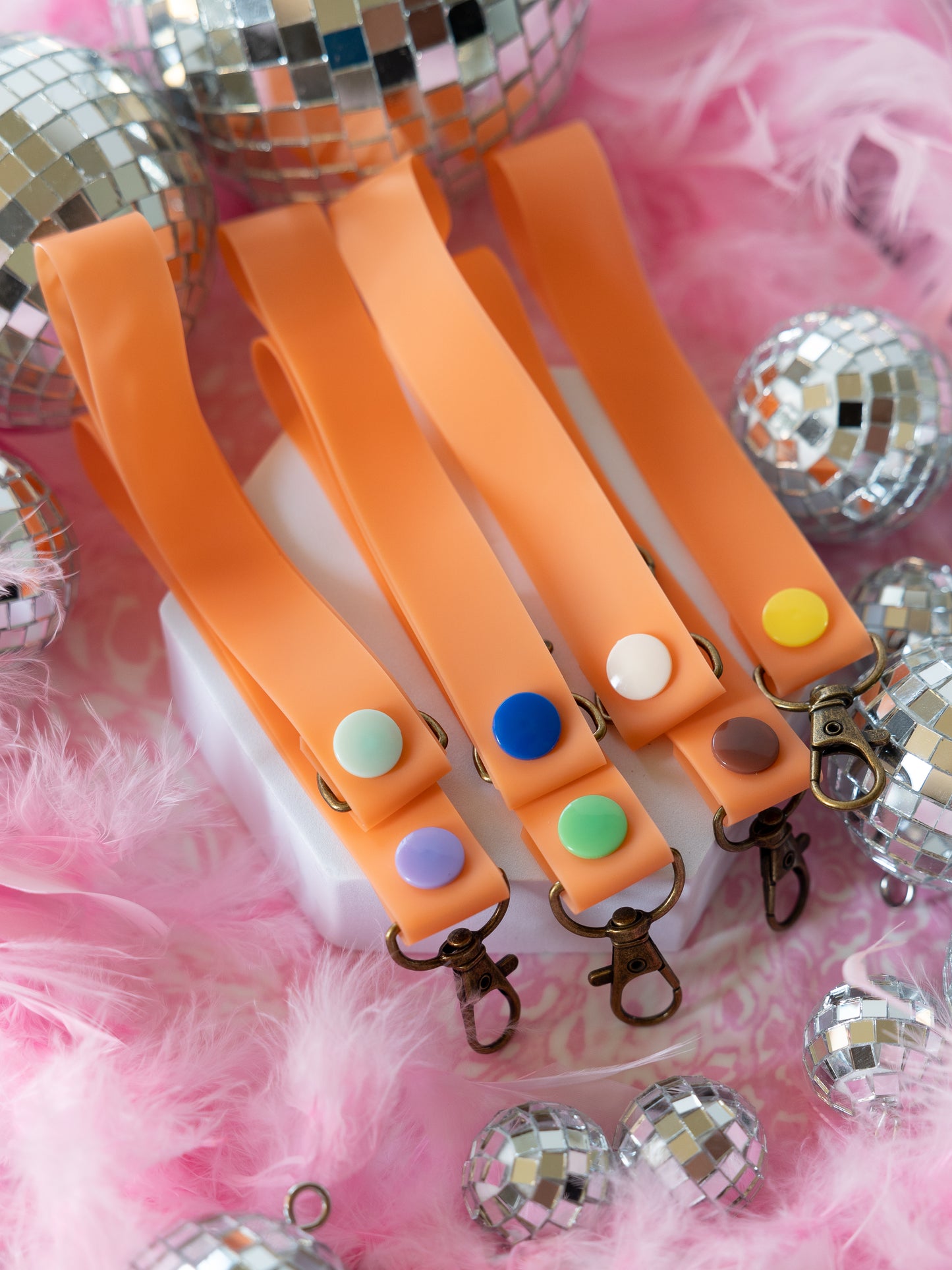 Orange Creamsicle Wristlet