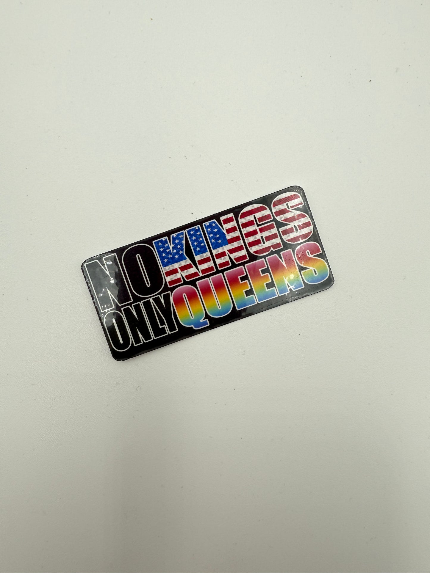 No Kings Only Queens Sticker H3