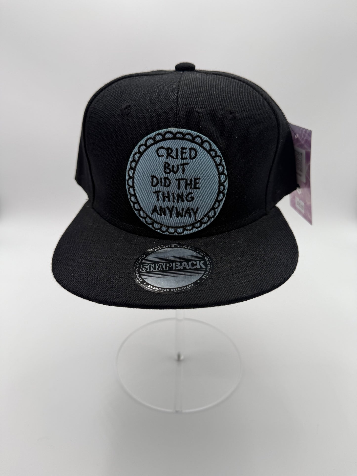 #563 - “Cried But Did The Thing Anyway” Black Snapback