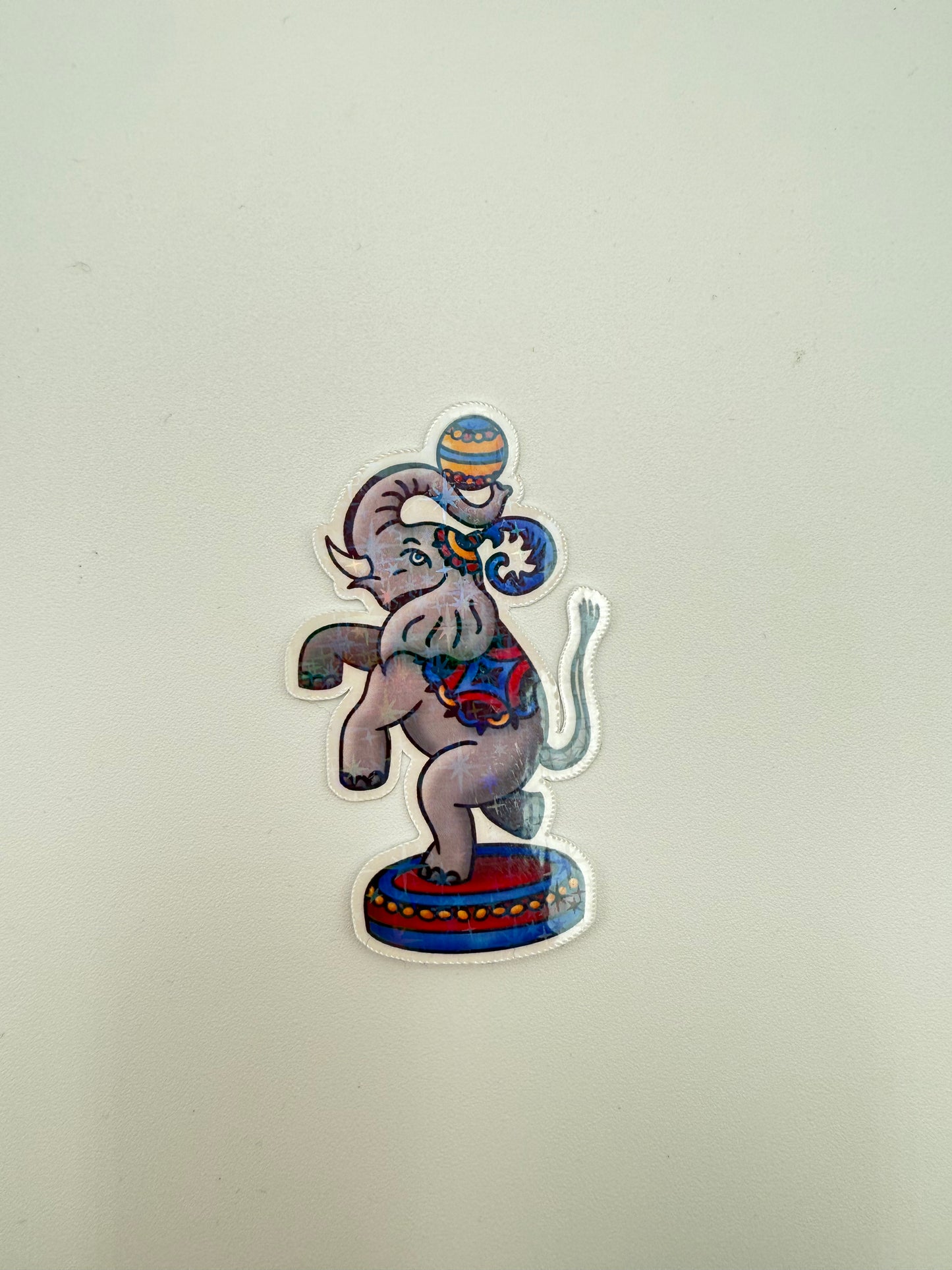 Circus Elephant Sticker C16