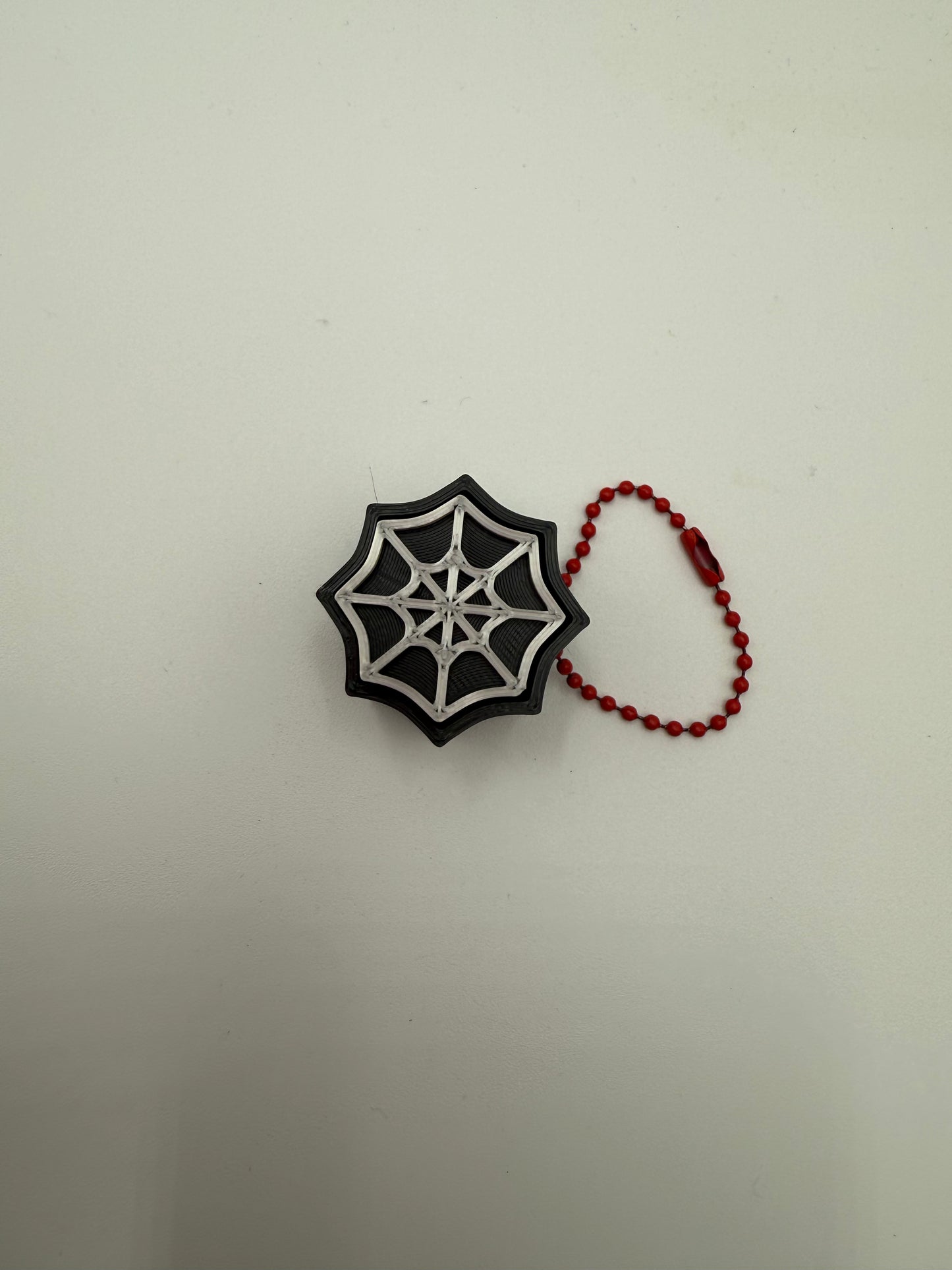 Spiderweb Clicker Keychain