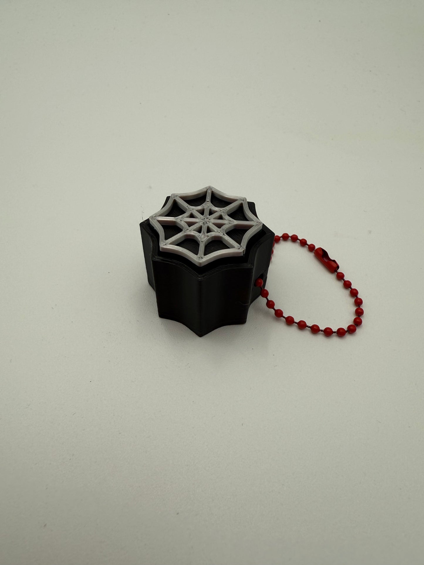 Spiderweb Clicker Keychain