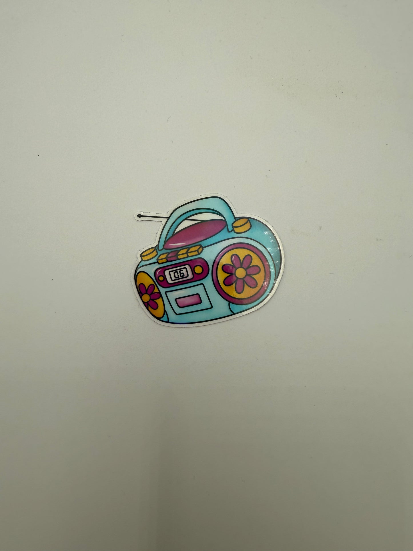 Boombox Sticker A24