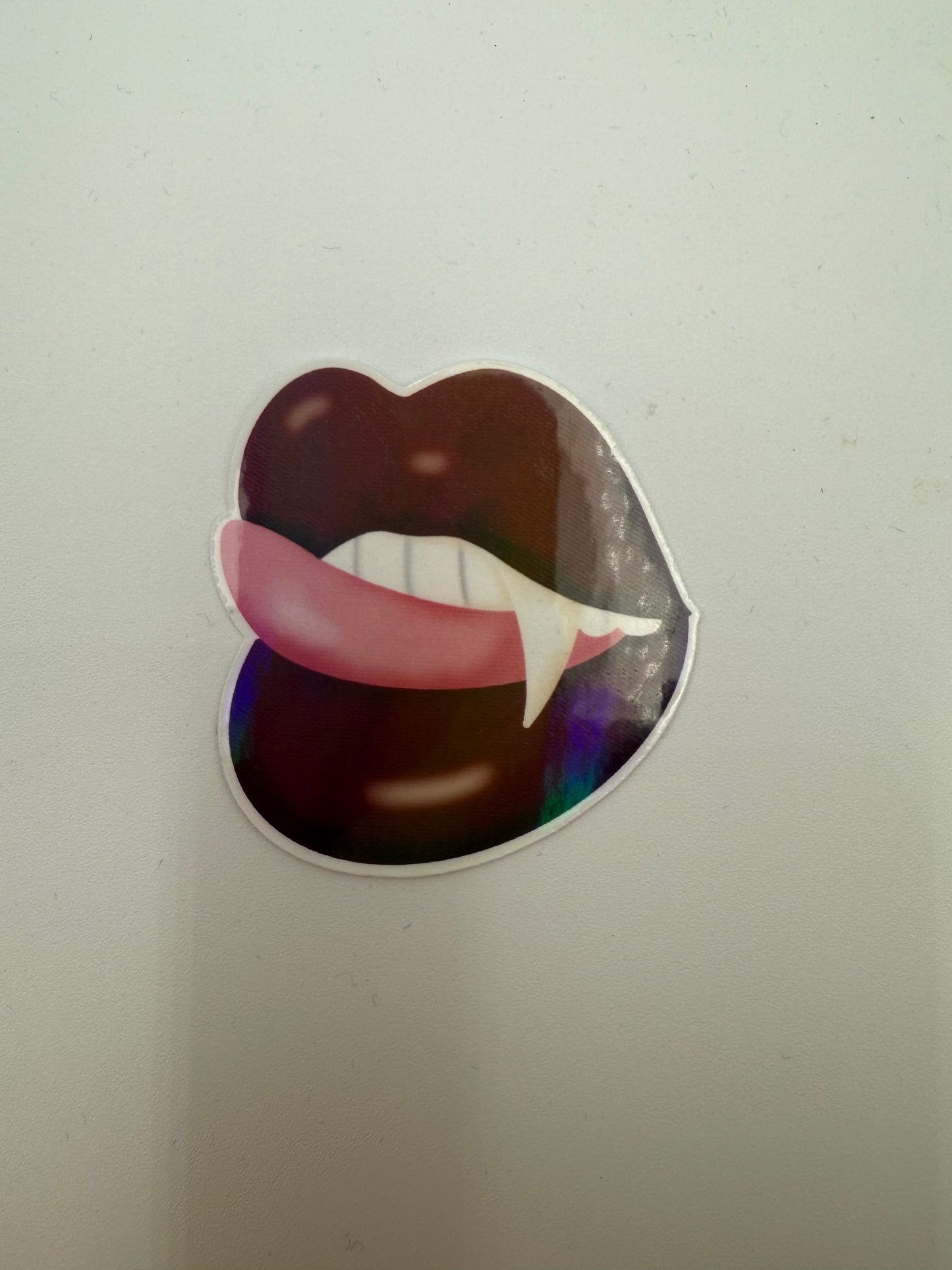Vampire Smile Sticker F13