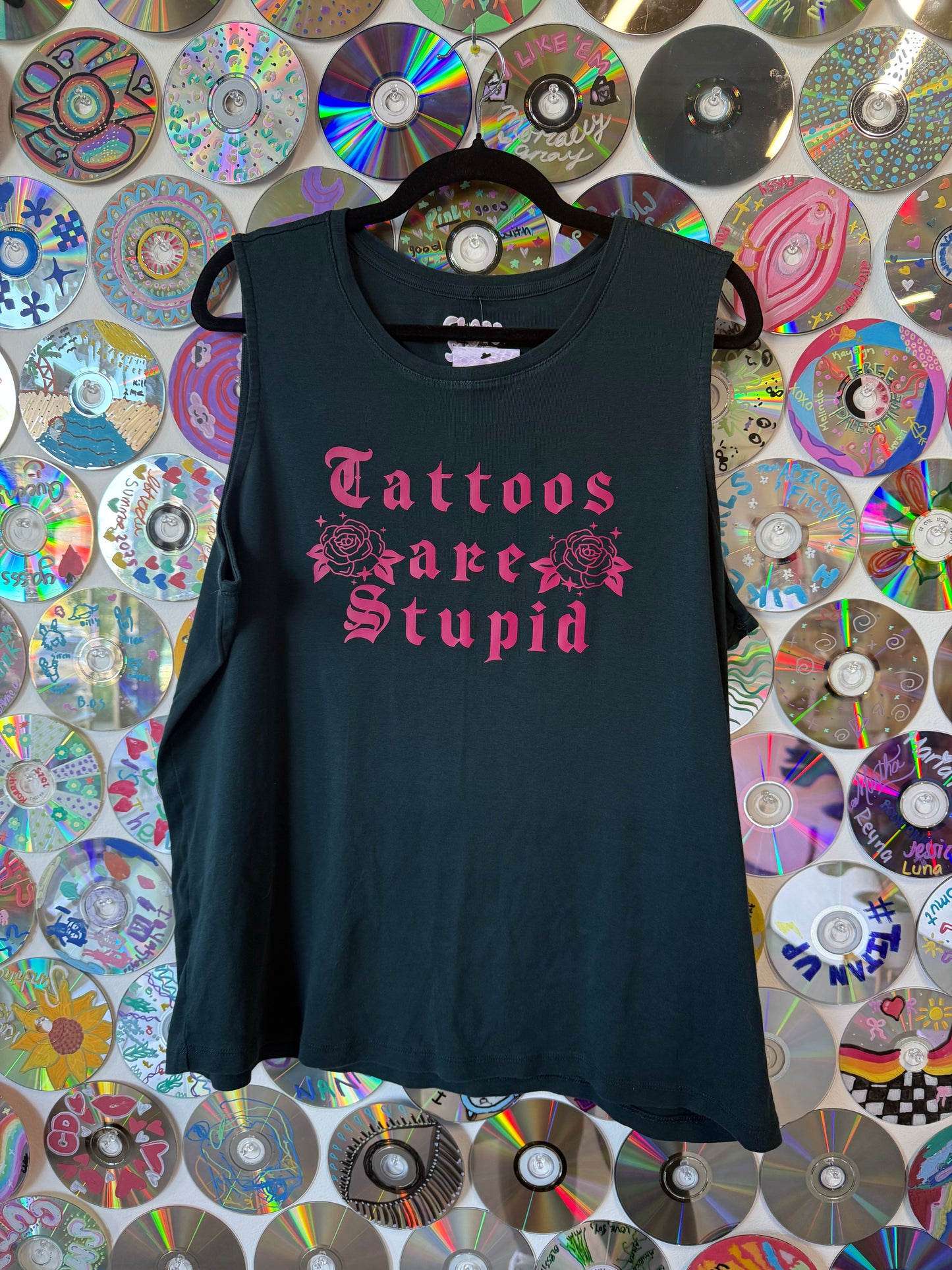 Tattoos Are Stupid Tanktop 2XL #685