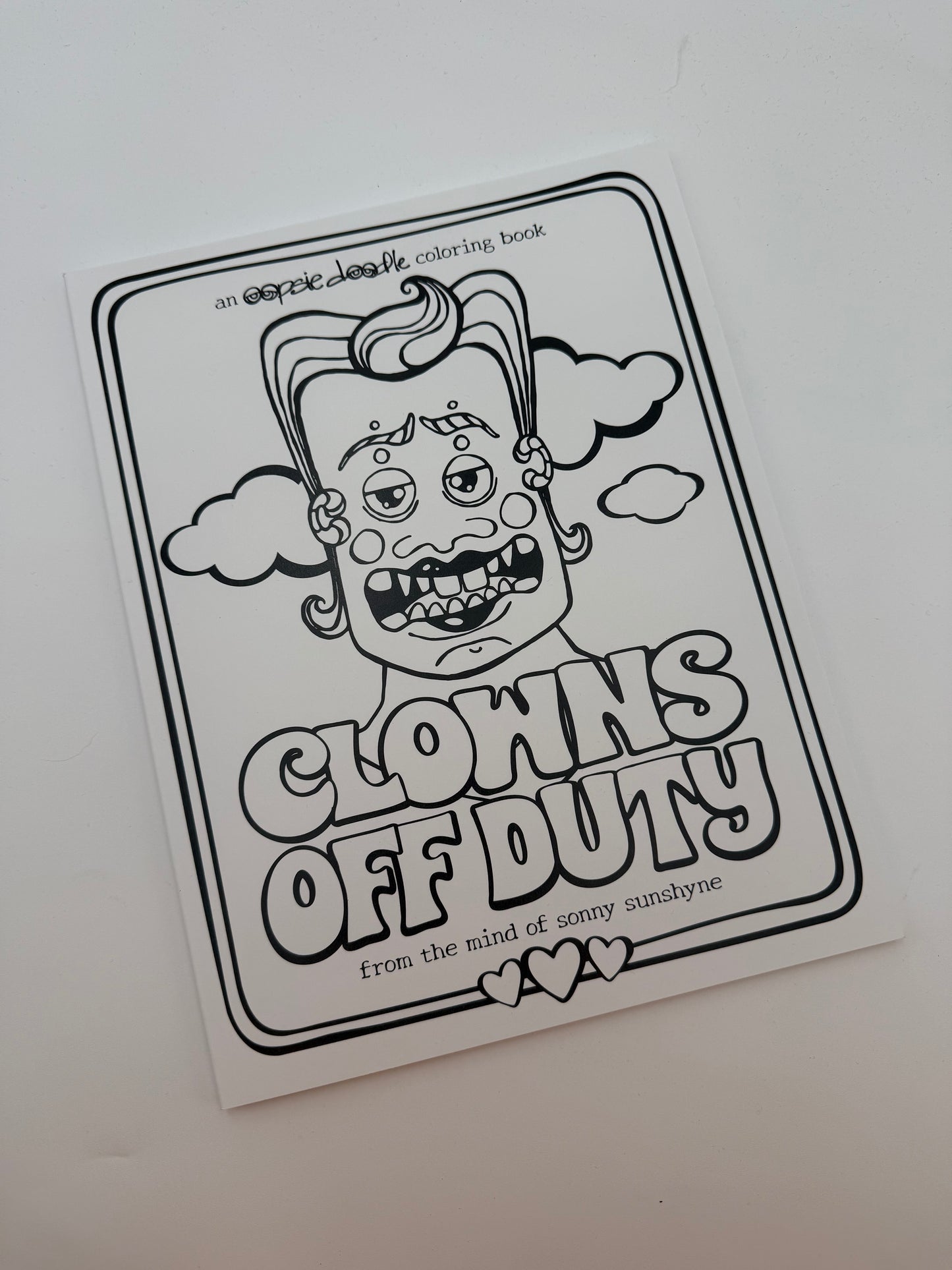 Clowns Off Duty Coloring Book