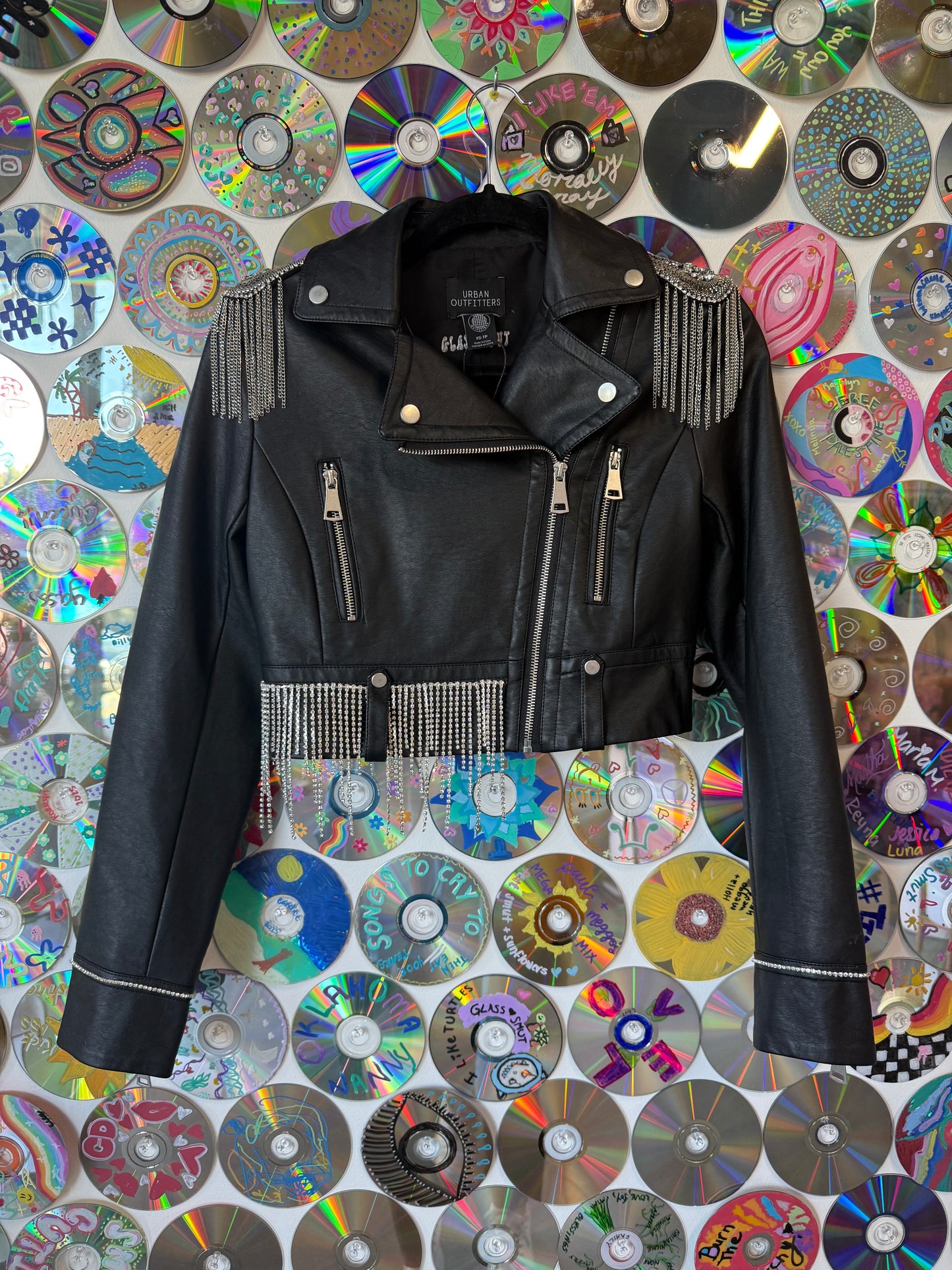 Napalm Era Leather Jacket XS#666