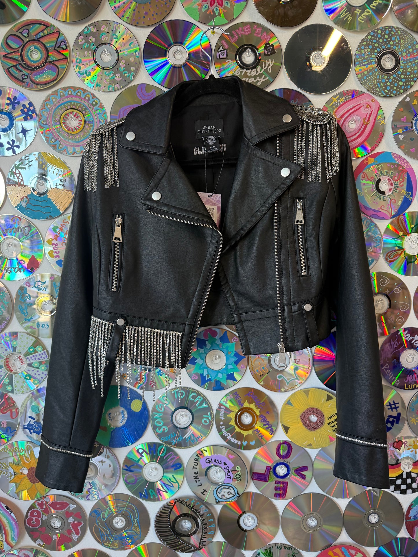 Napalm Era Leather Jacket XS#666