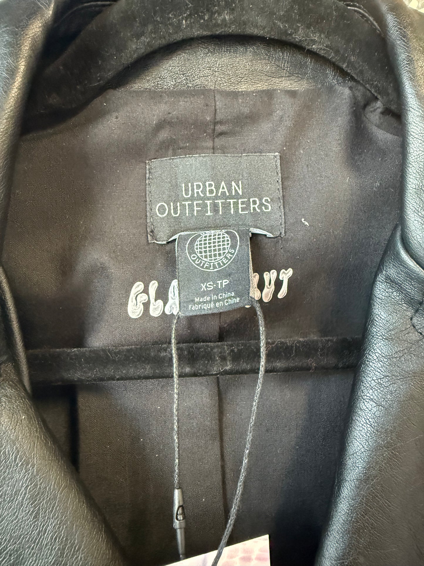 Napalm Era Leather Jacket XS#666