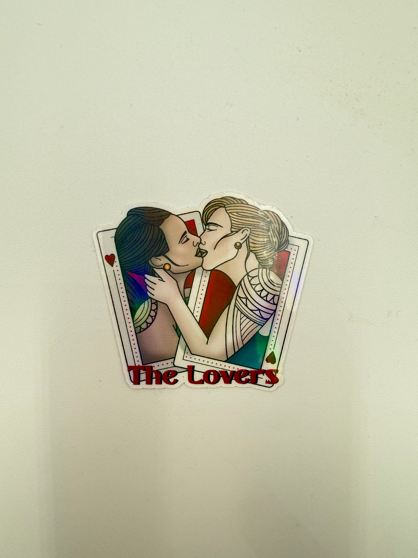 The Lovers Cards Sticker F16