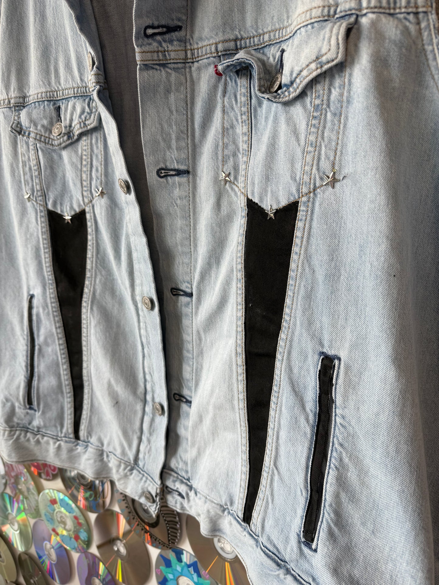#757 - Feral Creature Denim Vest - GlassSmut X Levi Strauss - XXL