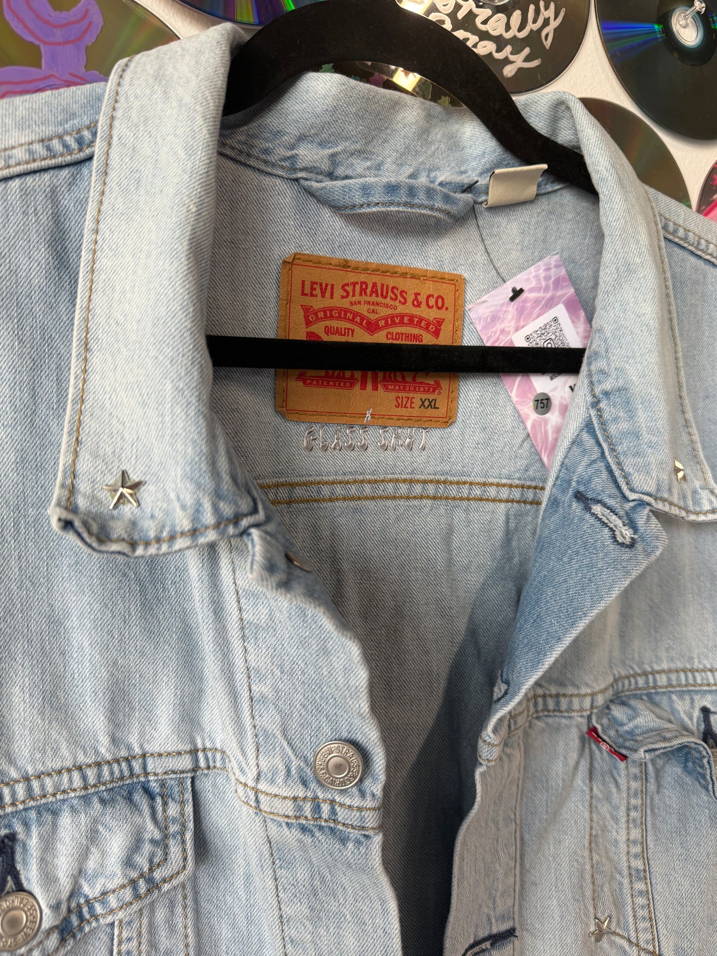 #757 - Feral Creature Denim Vest - GlassSmut X Levi Strauss - XXL