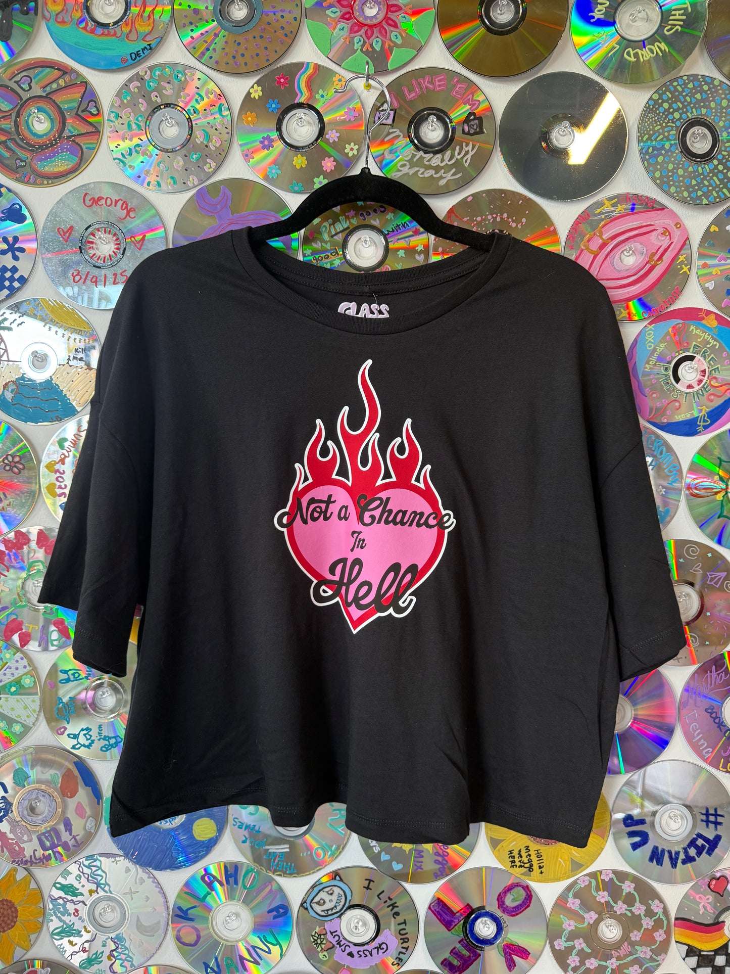 #824 - Not A Chance in Hell t-shirt L