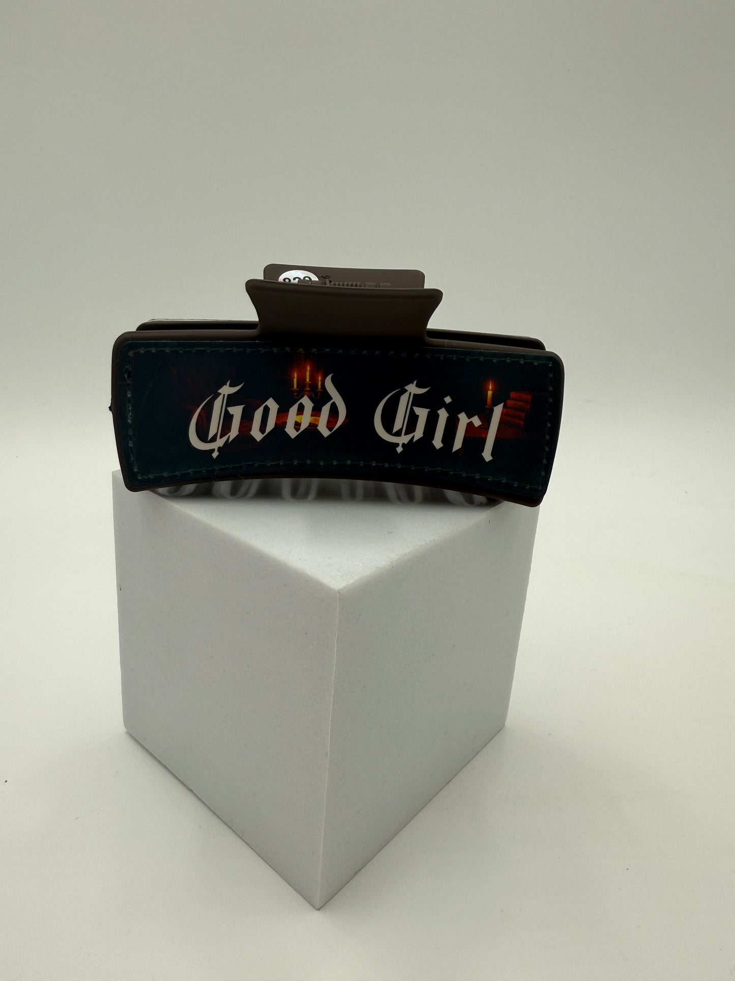 "On your knees, Good Girl" Claw Clip