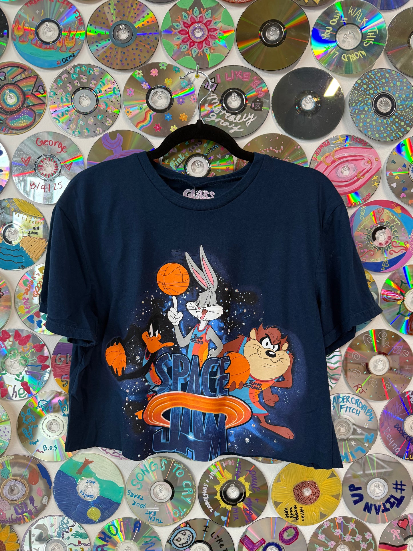 #849 - Space Jam Cropped T-shirt - L