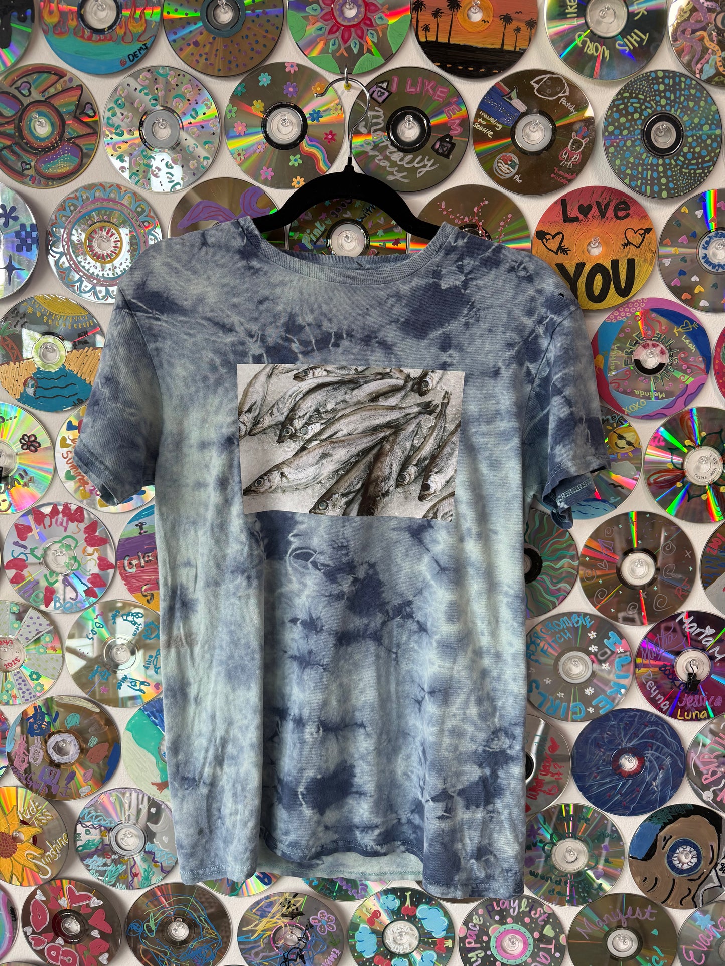 #195 - Fish Acid Wash Shirt - S