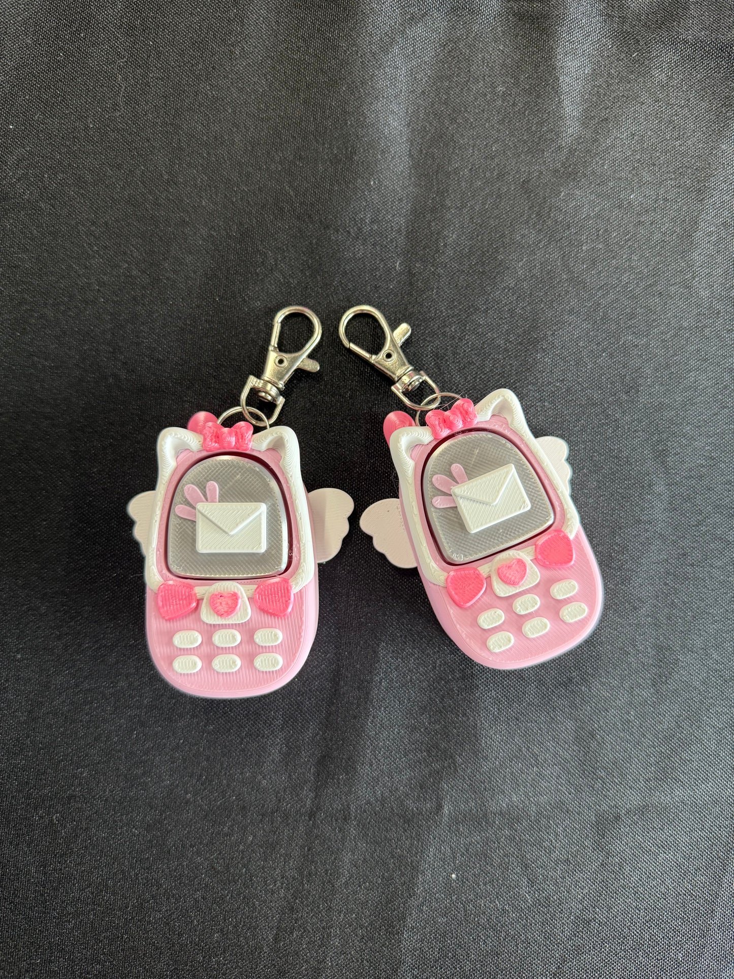 Kitty Phone Clicker Keychain