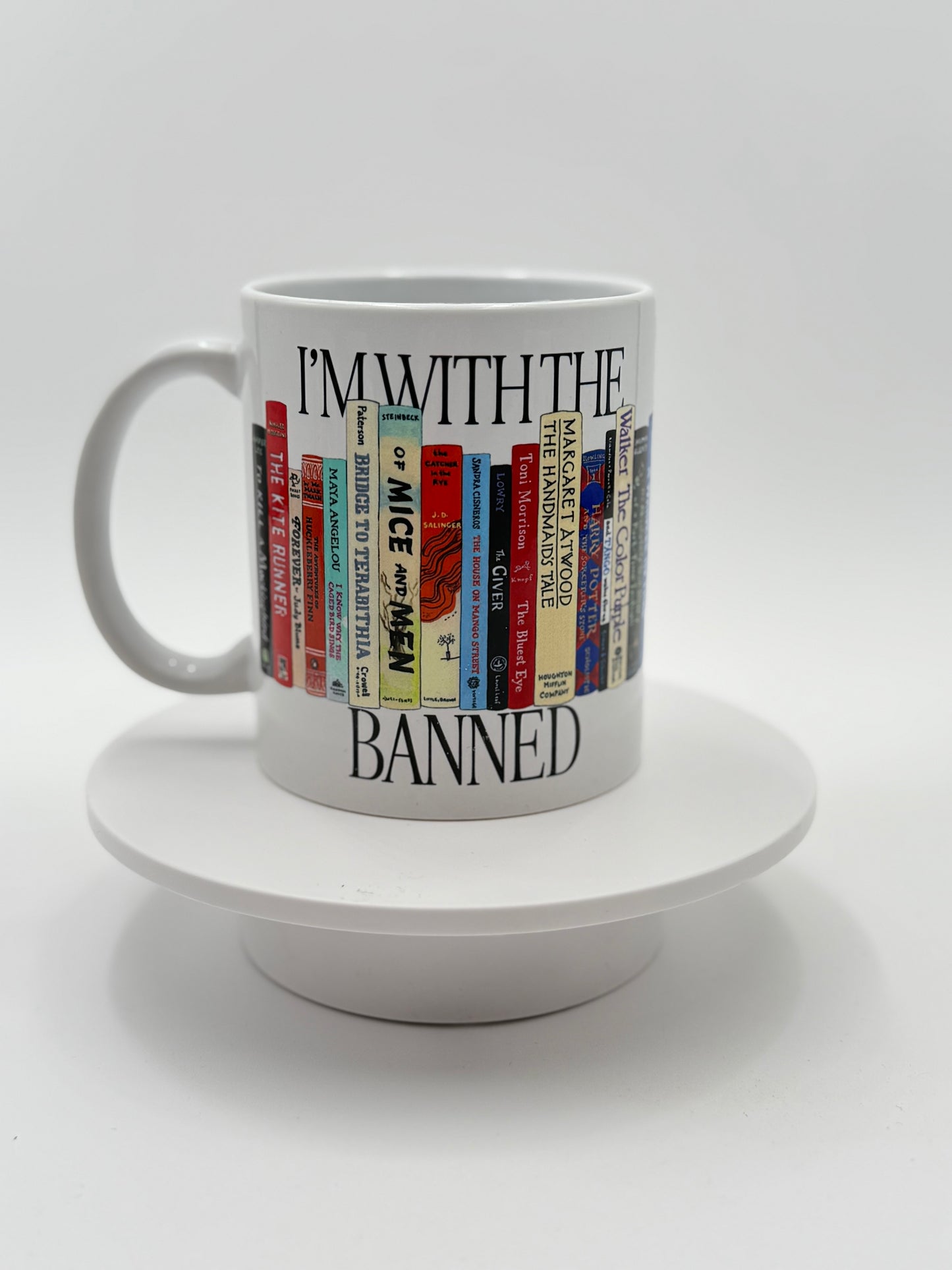I'm with the Banned (Books) Mug