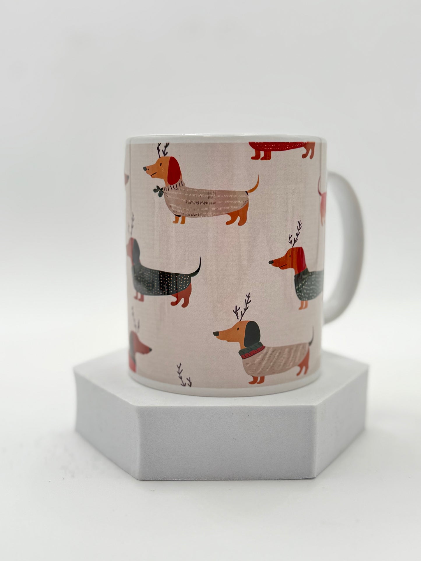 #934 - Holiday Dachshunds Mug